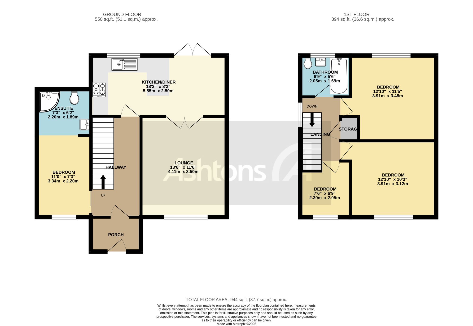20 Burns Grove, Warrington floorplan