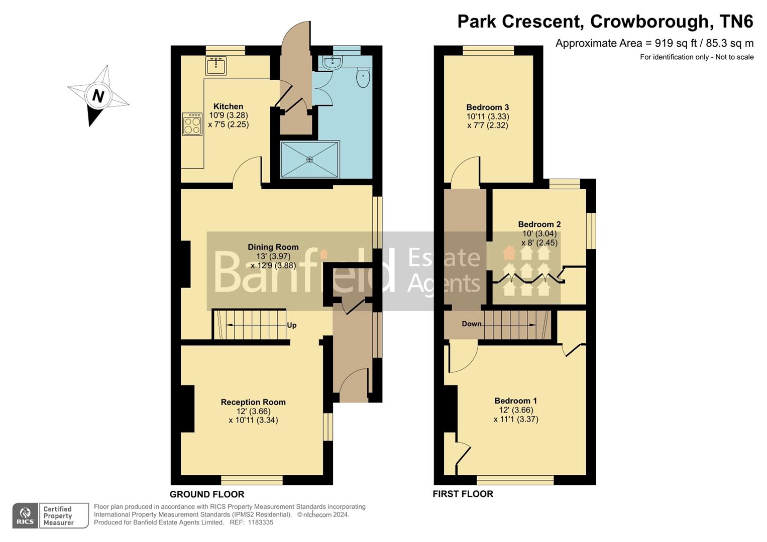 2, Park Crescent, Crowborough floorplan