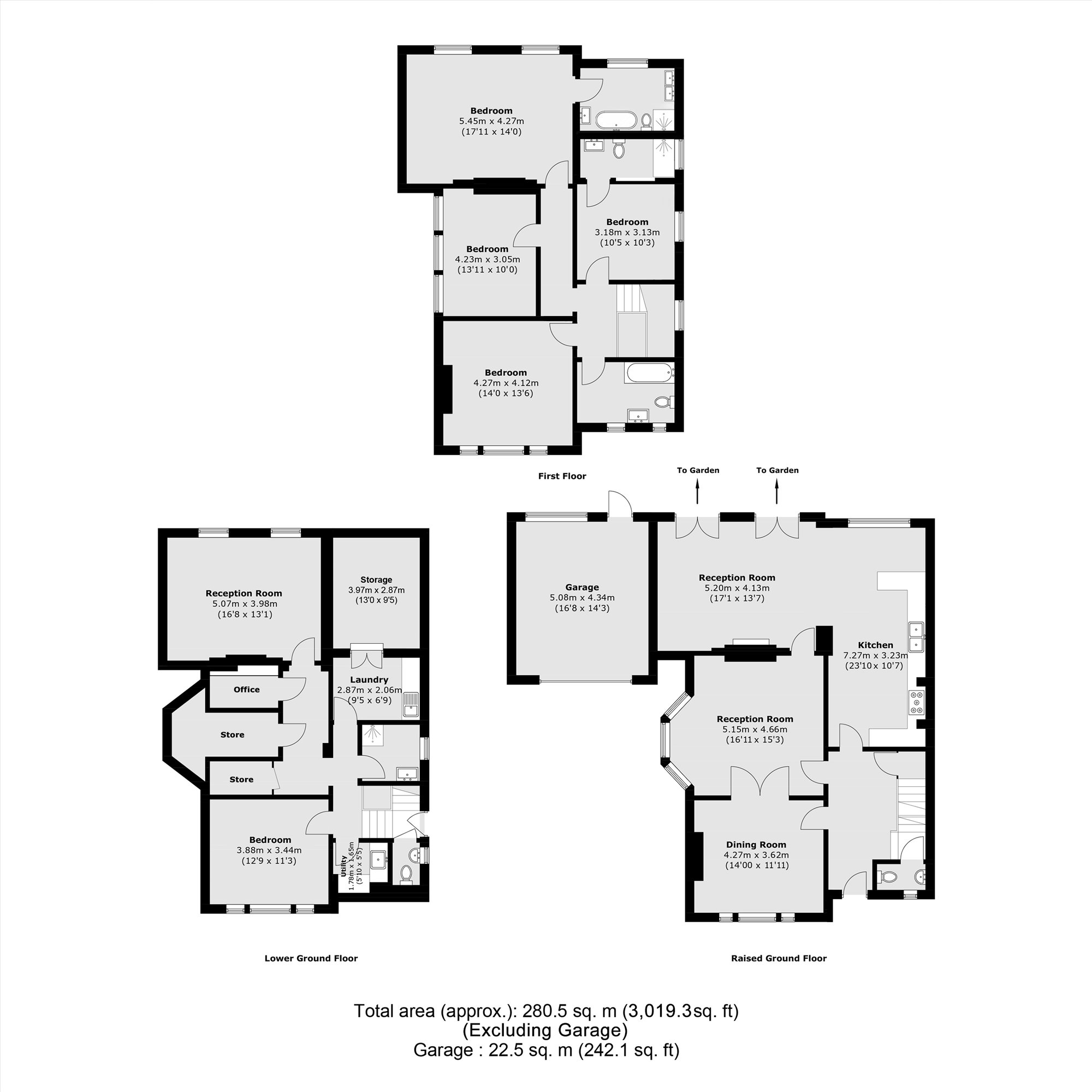 189, Uxbridge Road, Hampton floorplan