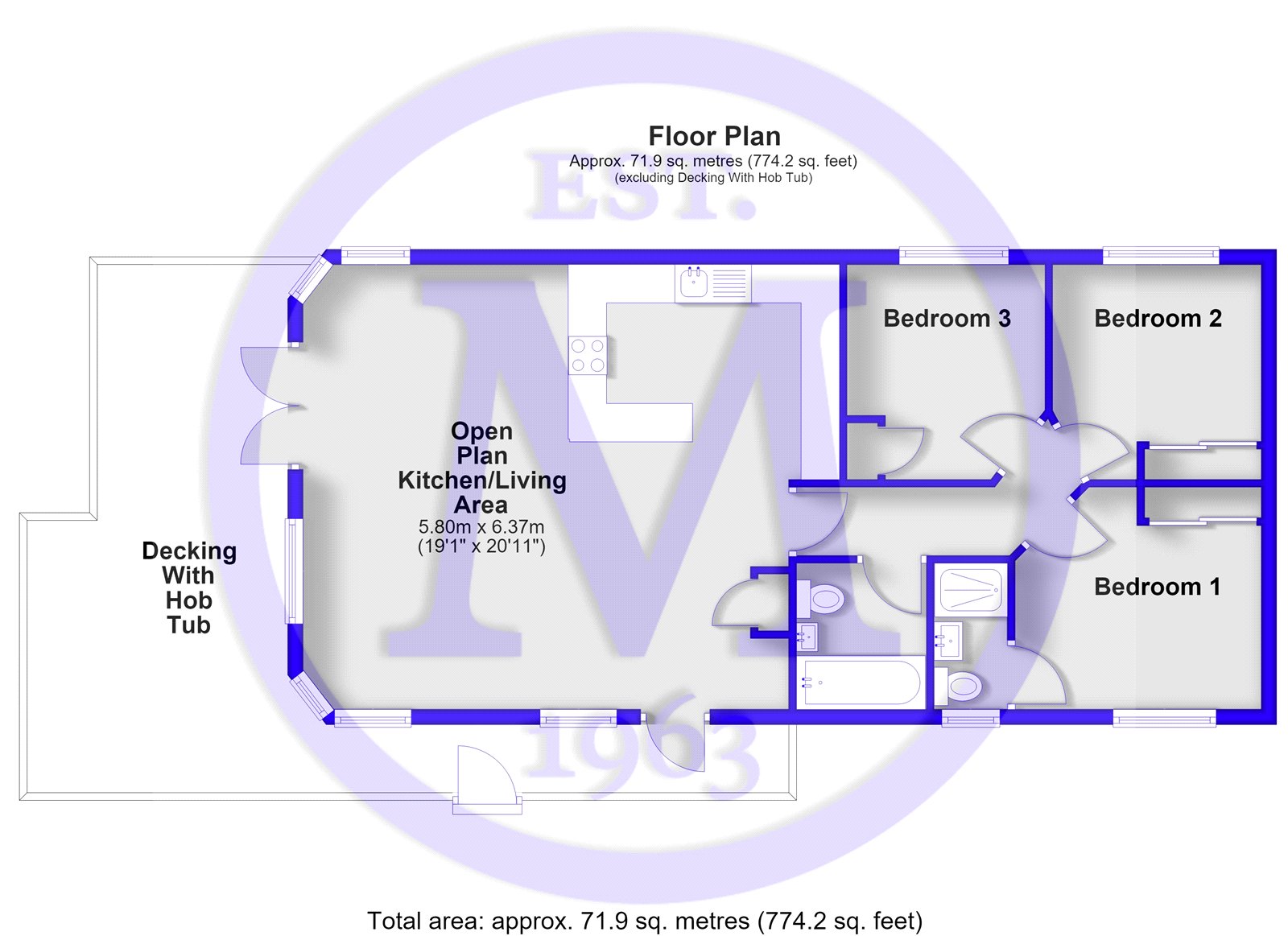 14, Barton Meadow, Barton On Sea floorplan
