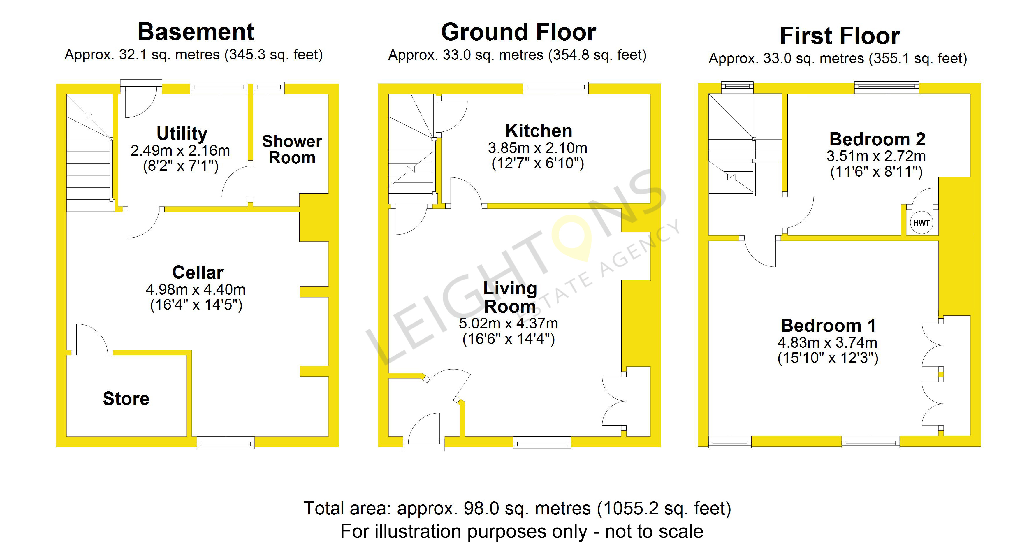 Station Road, Oxenhope BD22, 2 bedroom end terrace house for sale