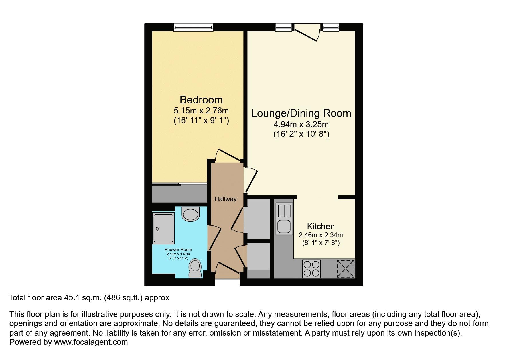 Hendon Grange, Leicester LE2, 1 bedroom flat for sale 67703153