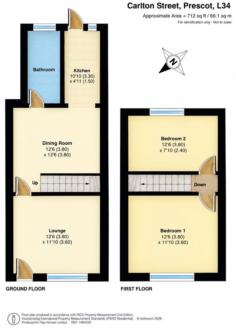 10, Carlton Street, Prescot floorplan