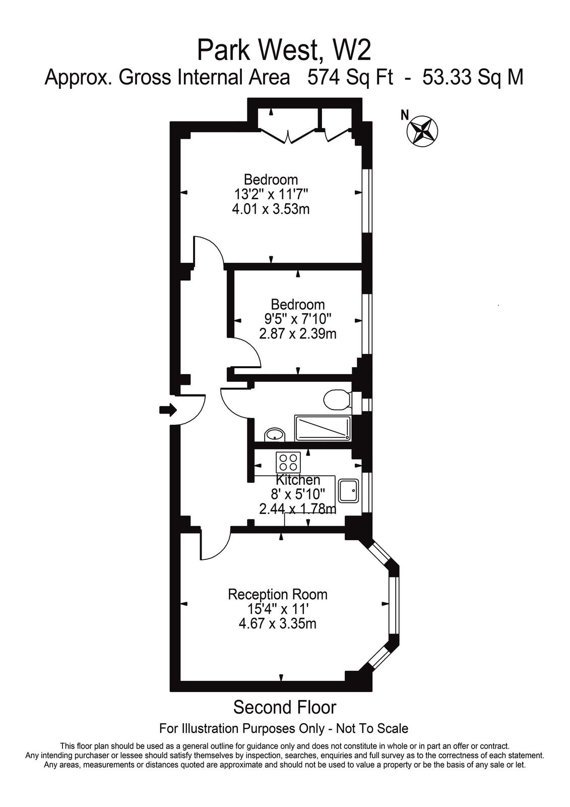 2 Bedrooms Flat for sale in Kendal Street, Hyde Park Estate, London W2