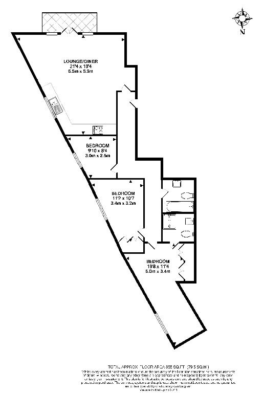 Fourscore Mansions, 113 Albion Drive, London E8, 3 bedroom flat for