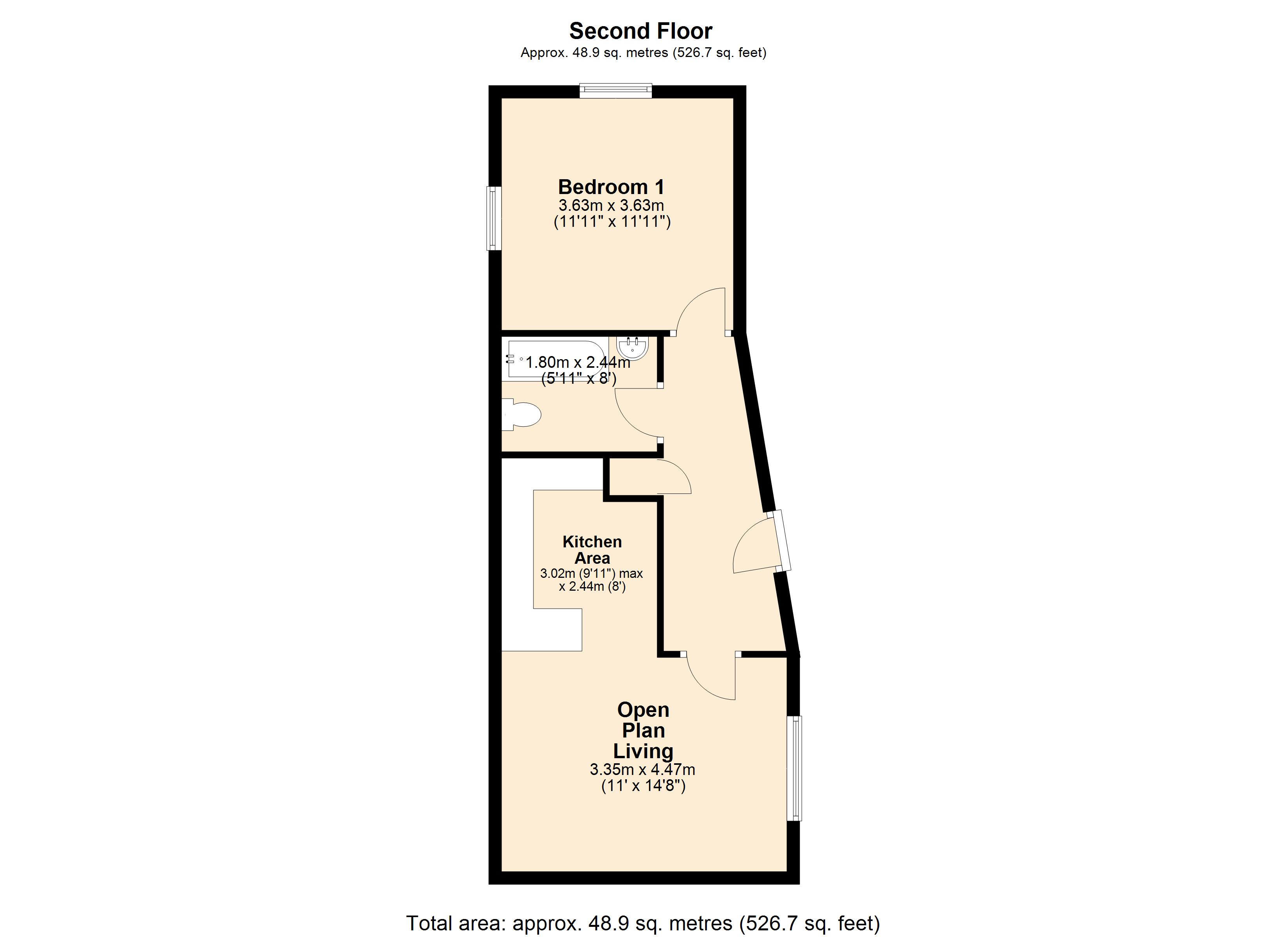 5, Alfred Court, Canterbury Road, Birchington floorplan