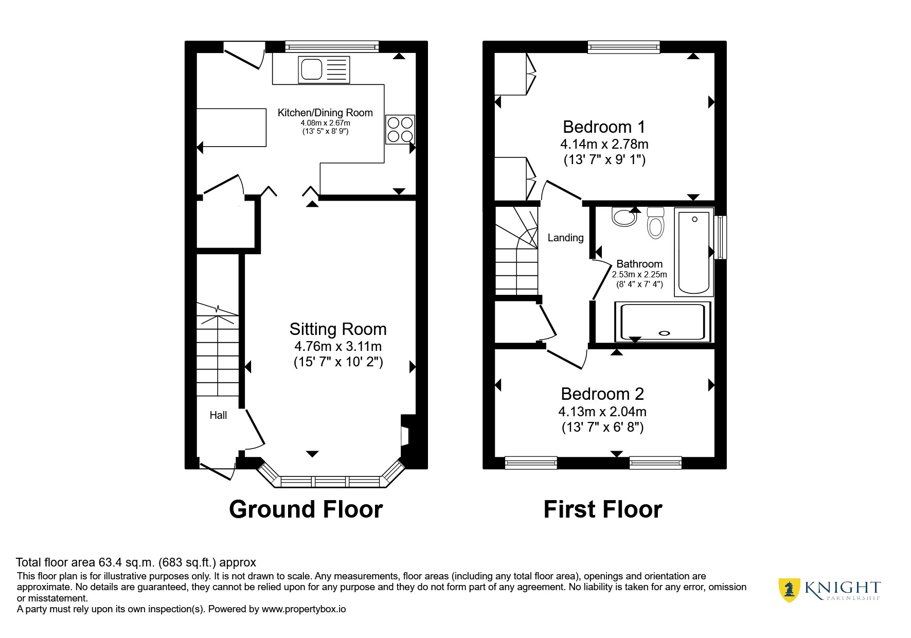 Johnson Close, Oakham floorplan