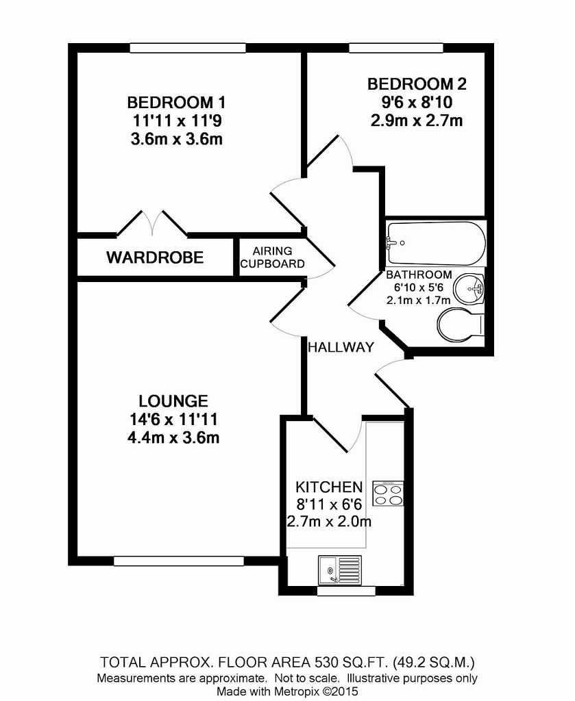 2 Bedrooms Flat to rent in Windsor Court, Bramley, Leeds LS13