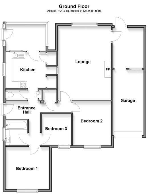 Courtlands Teston, Maidstone floorplan