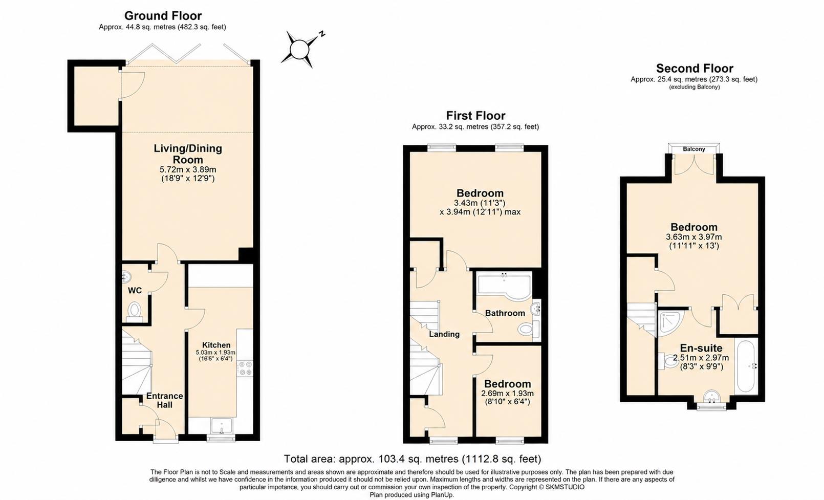 10B, South End Lane, Northall floorplan