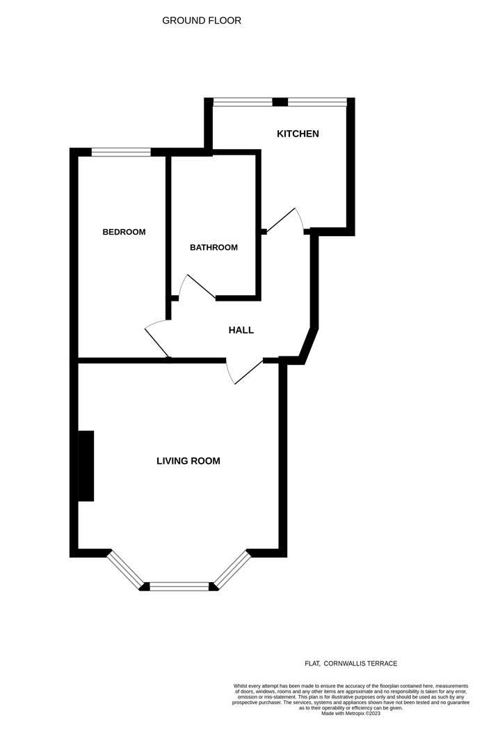 HFF, Flat 2, 7, Cornwallis Terrace, Hastings floorplan
