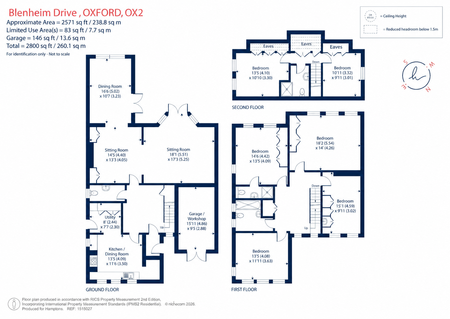 25, Blenheim Drive, OXFORD floorplan