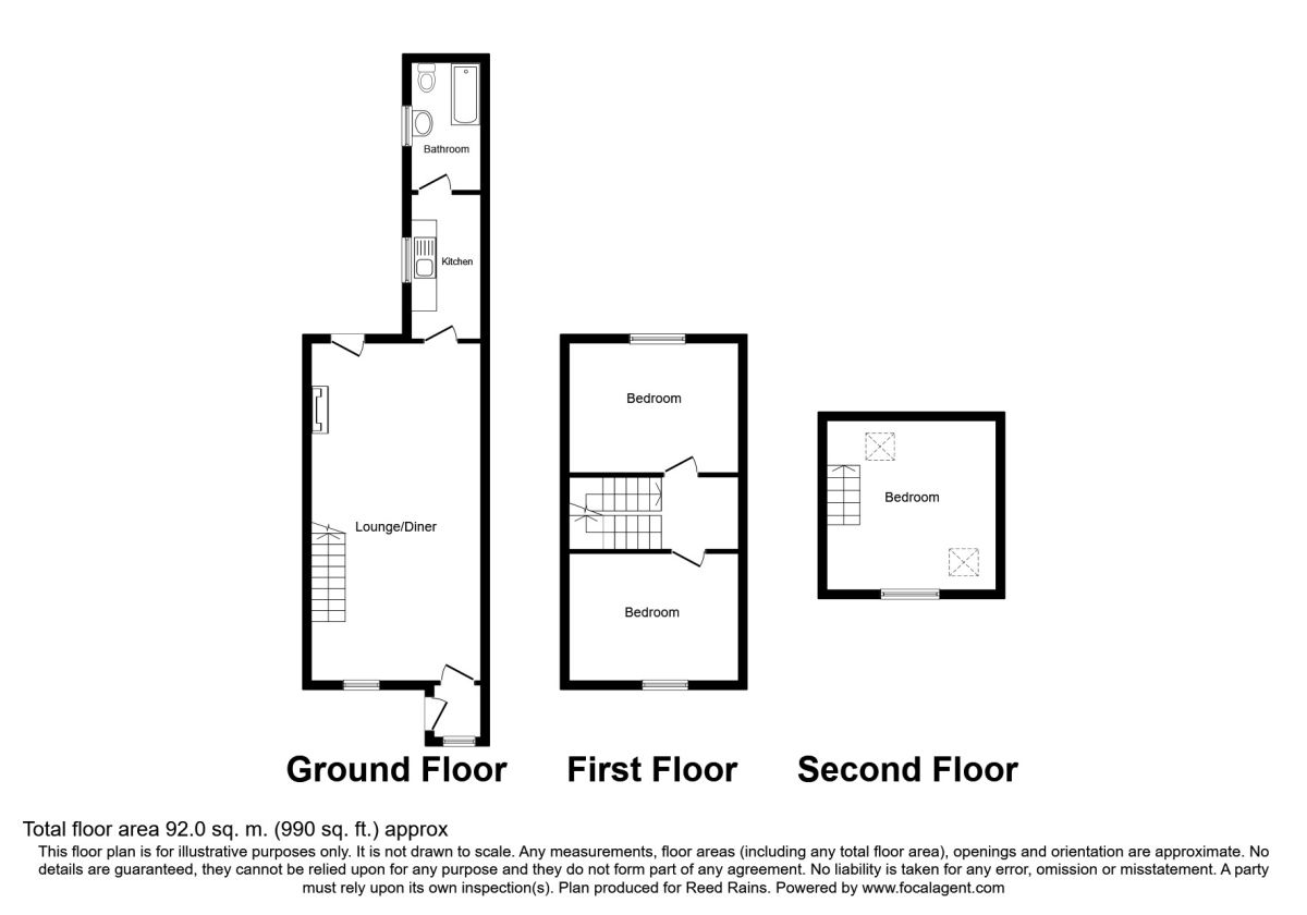 3 Bedrooms Terraced house for sale in Greenhills Road, Eastwood, Nottingham NG16