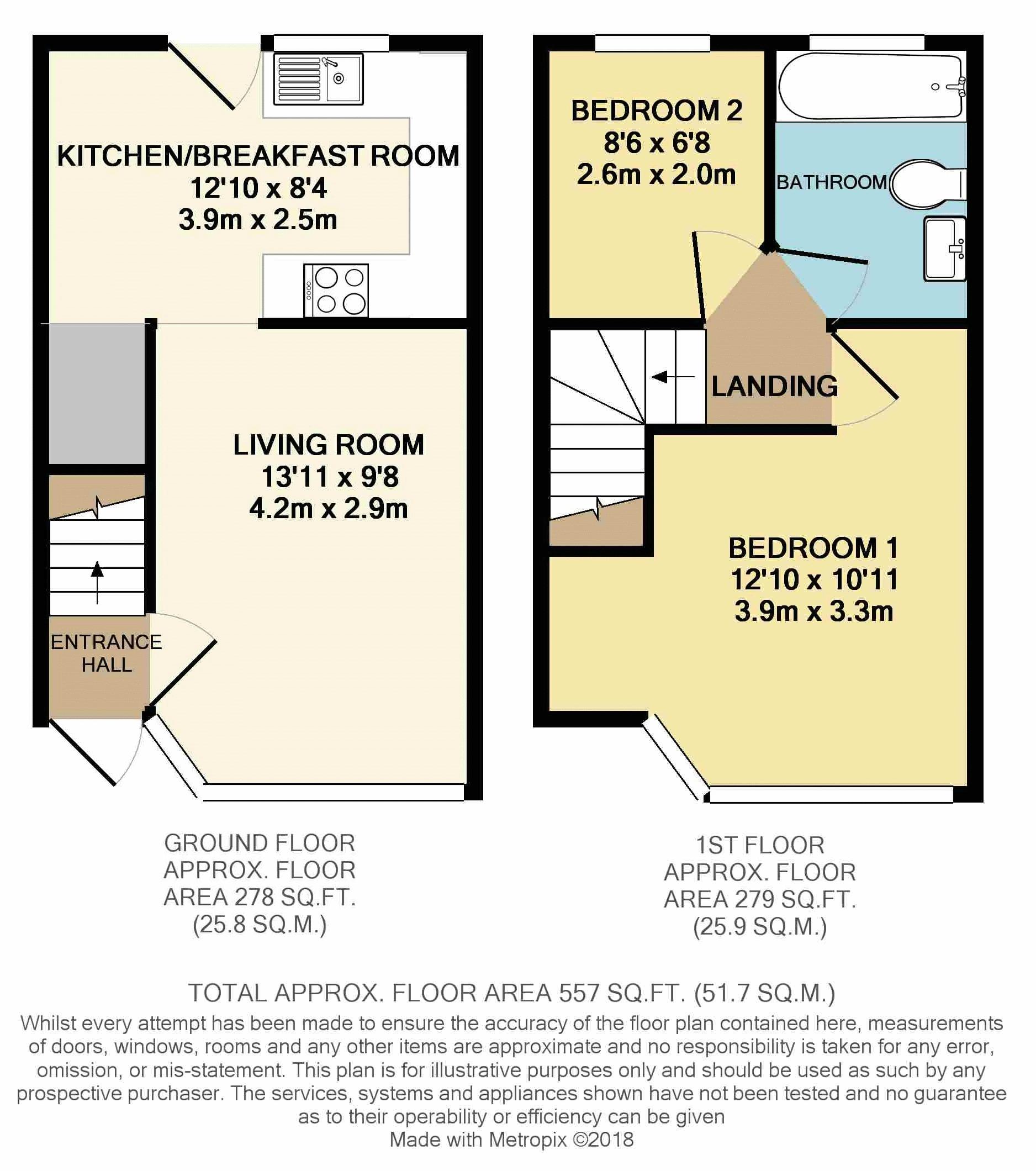 2 Bedrooms Terraced house for sale in Palm Avenue, Sidcup DA14