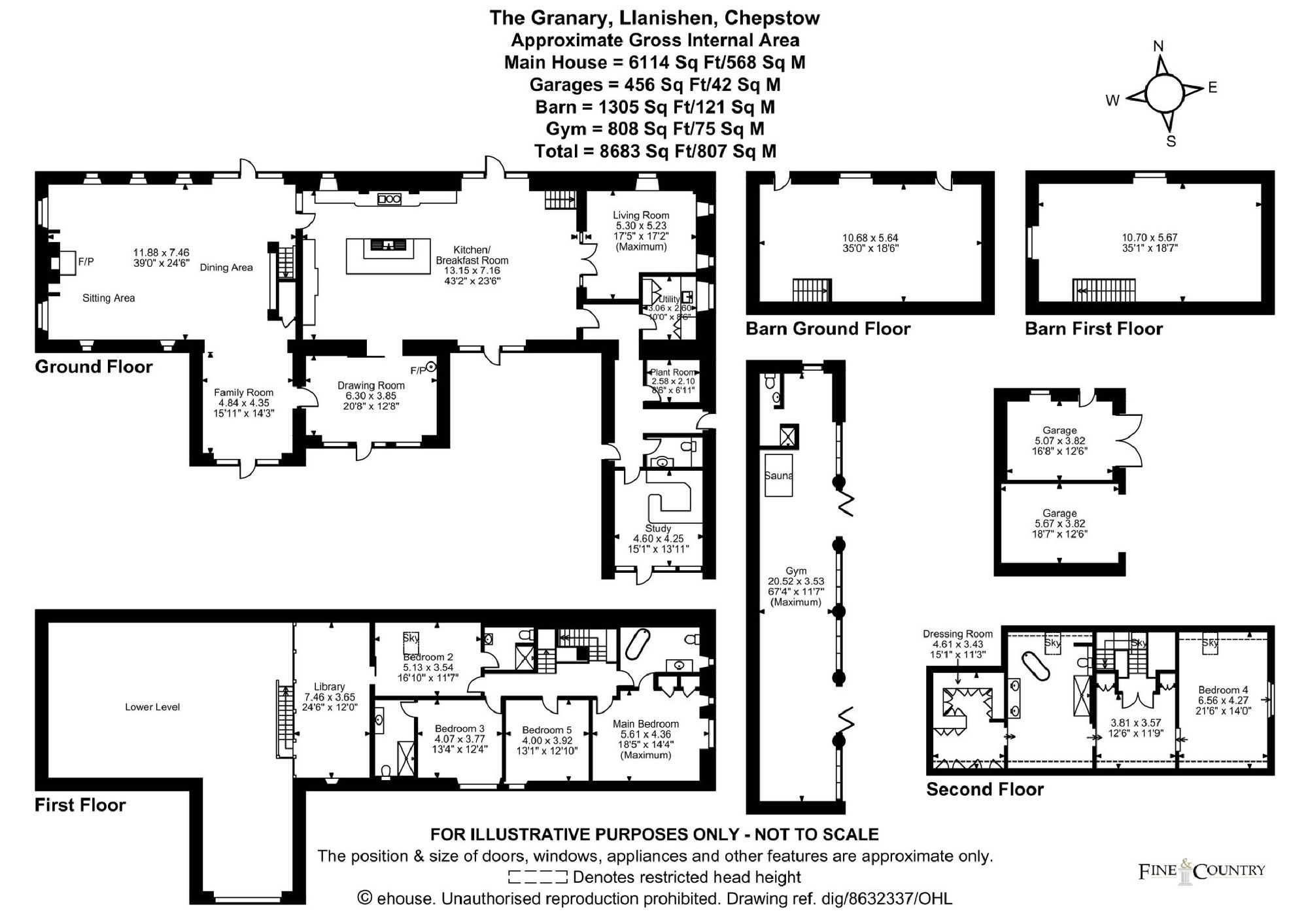 The Granary, Chepstow floorplan