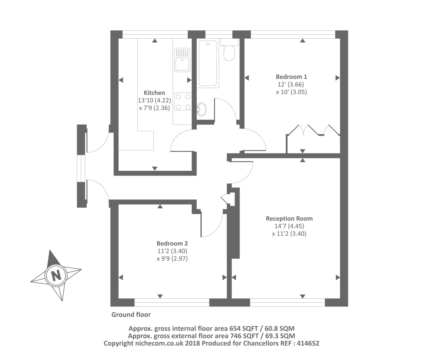 2 Bedrooms Maisonette for sale in Cedar Way, Sunbury-On-Thames TW16