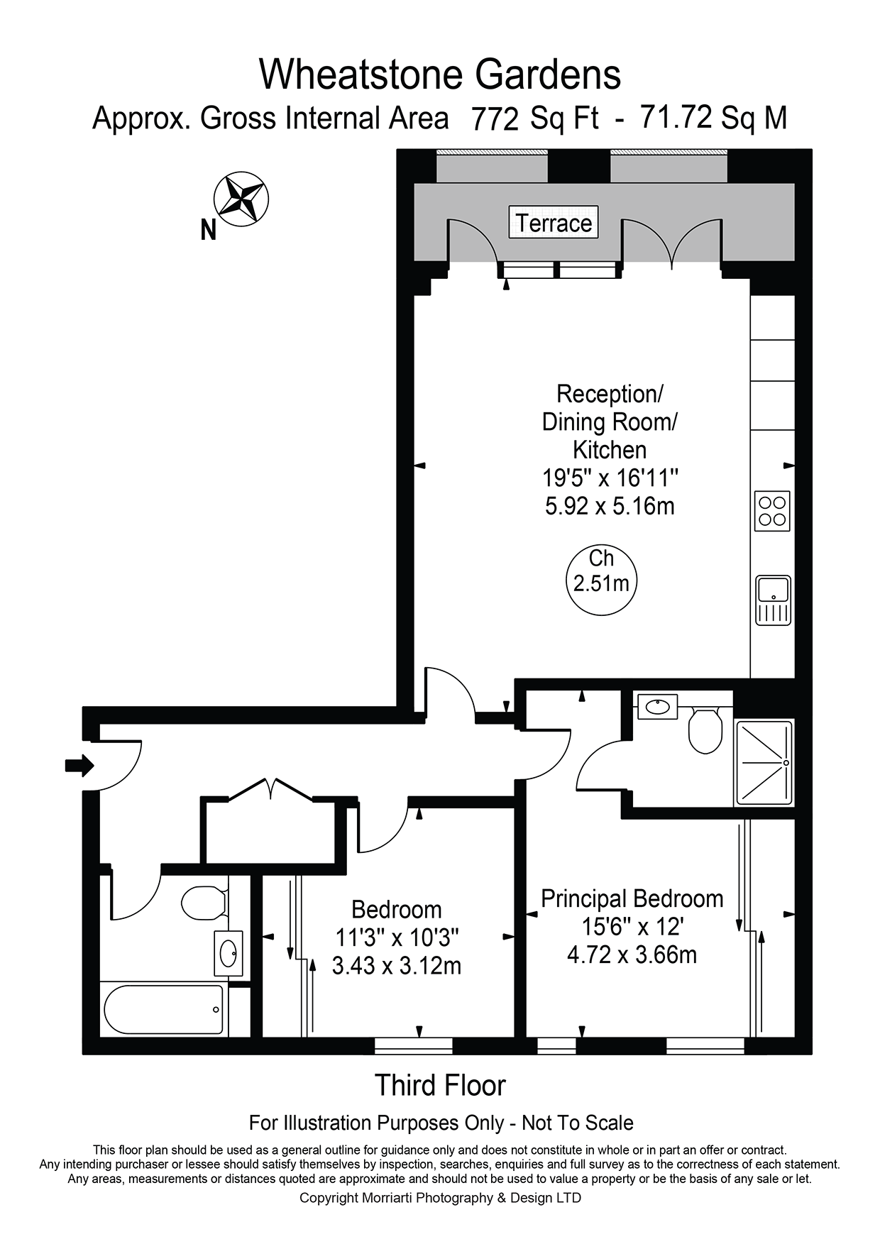 Flat 8, 15, Wheatstone Gardens, London floorplan