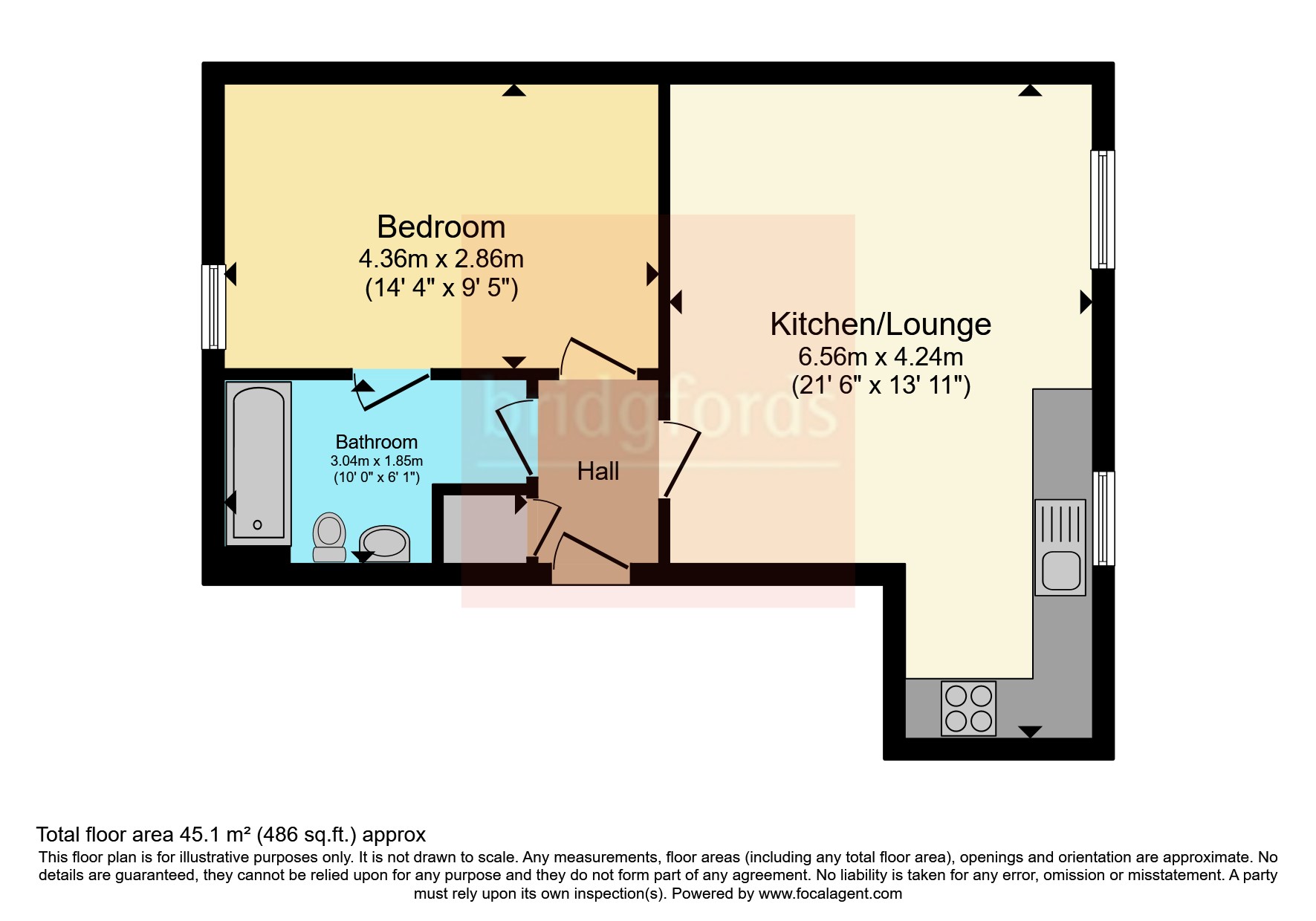 45 Savile Grange Apartments,, Free School Lane, West Yorkshire floorplan