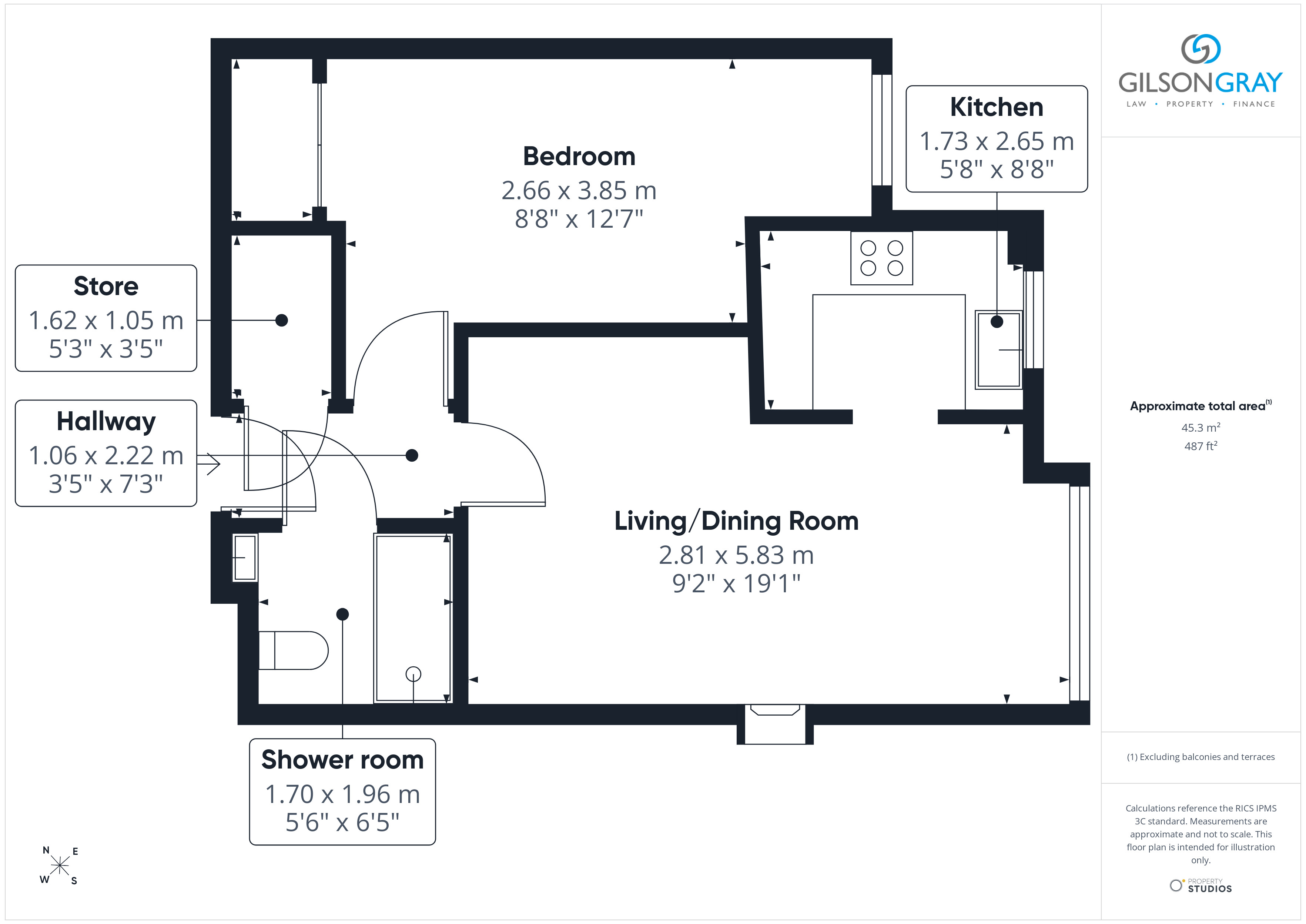 Flat 32, 16 Queens Court, Queens Road, Edinburgh floorplan