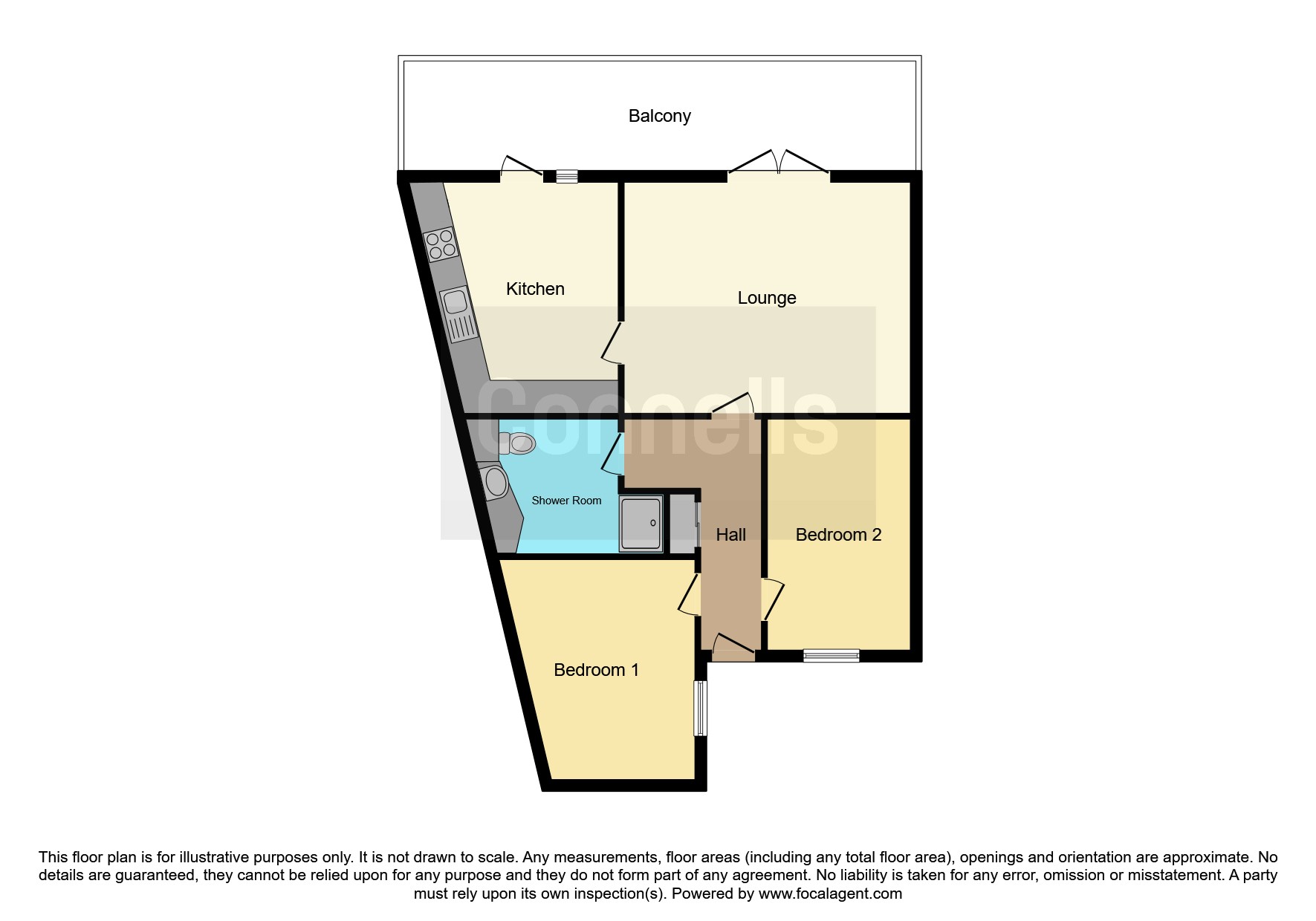 2, The Balcony, Hancock Drive, Luton floorplan