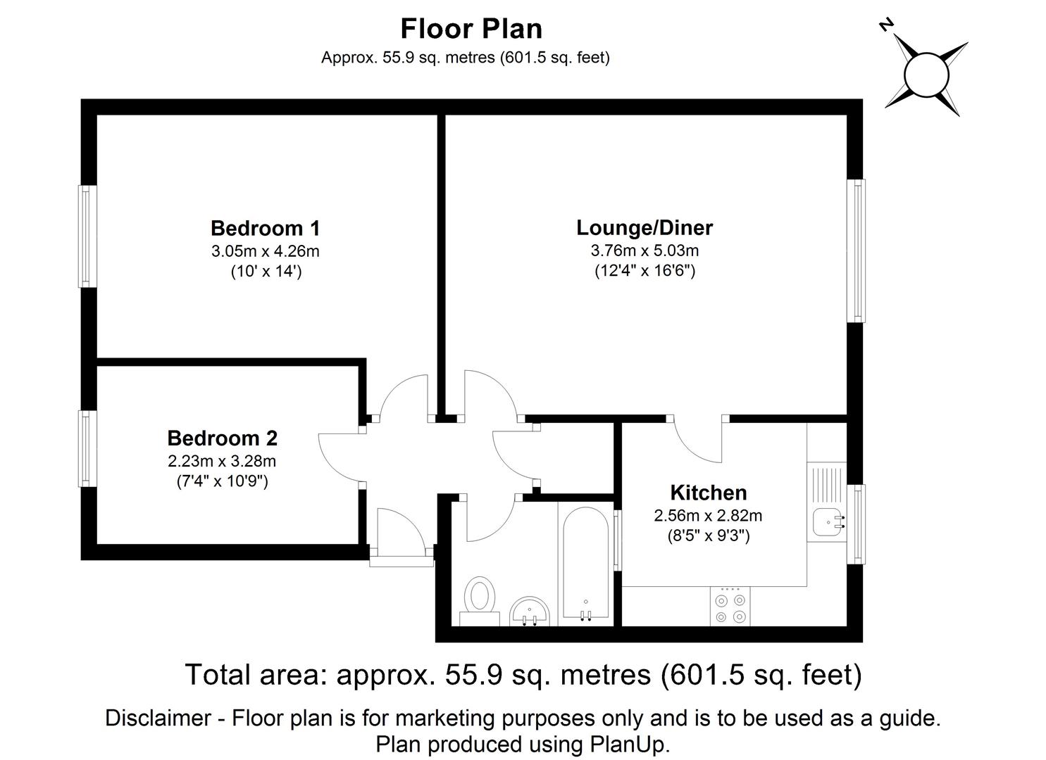 2 Bedrooms Flat for sale in Cleves Road, Hemel Hempstead HP2