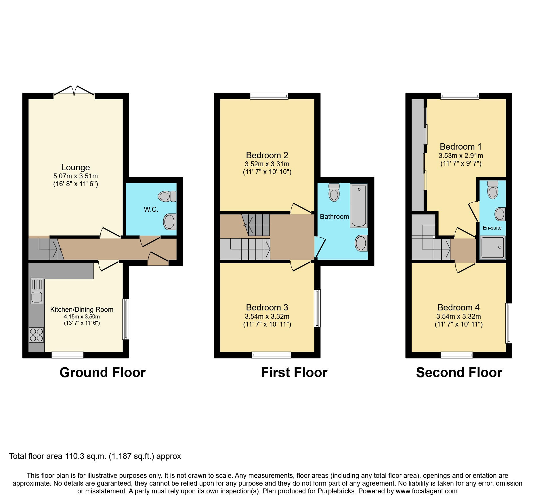 9, Voysey Avenue, Castleford floorplan