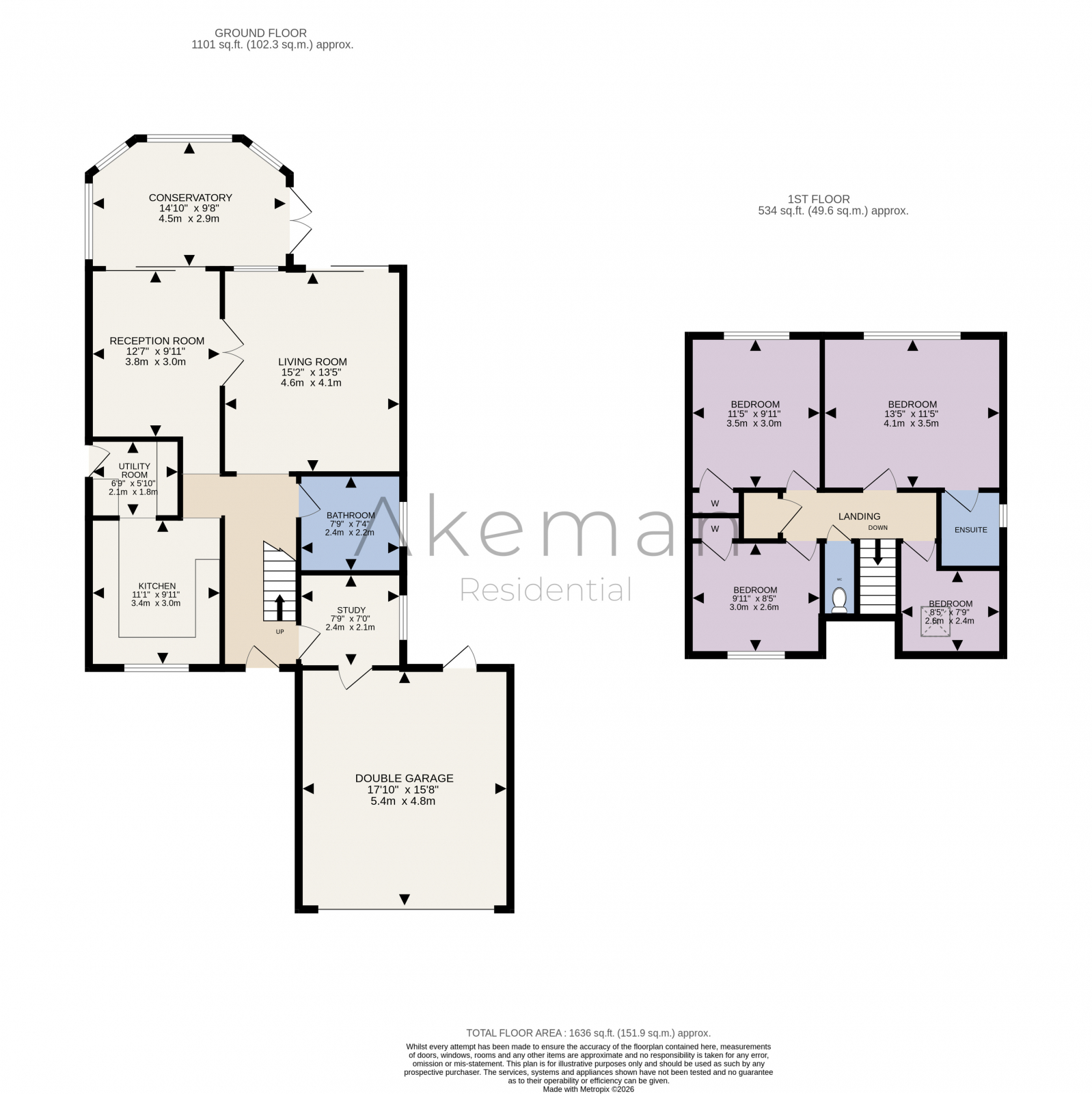 1, The Kiplings, Gooseberry Hill, Luton floorplan