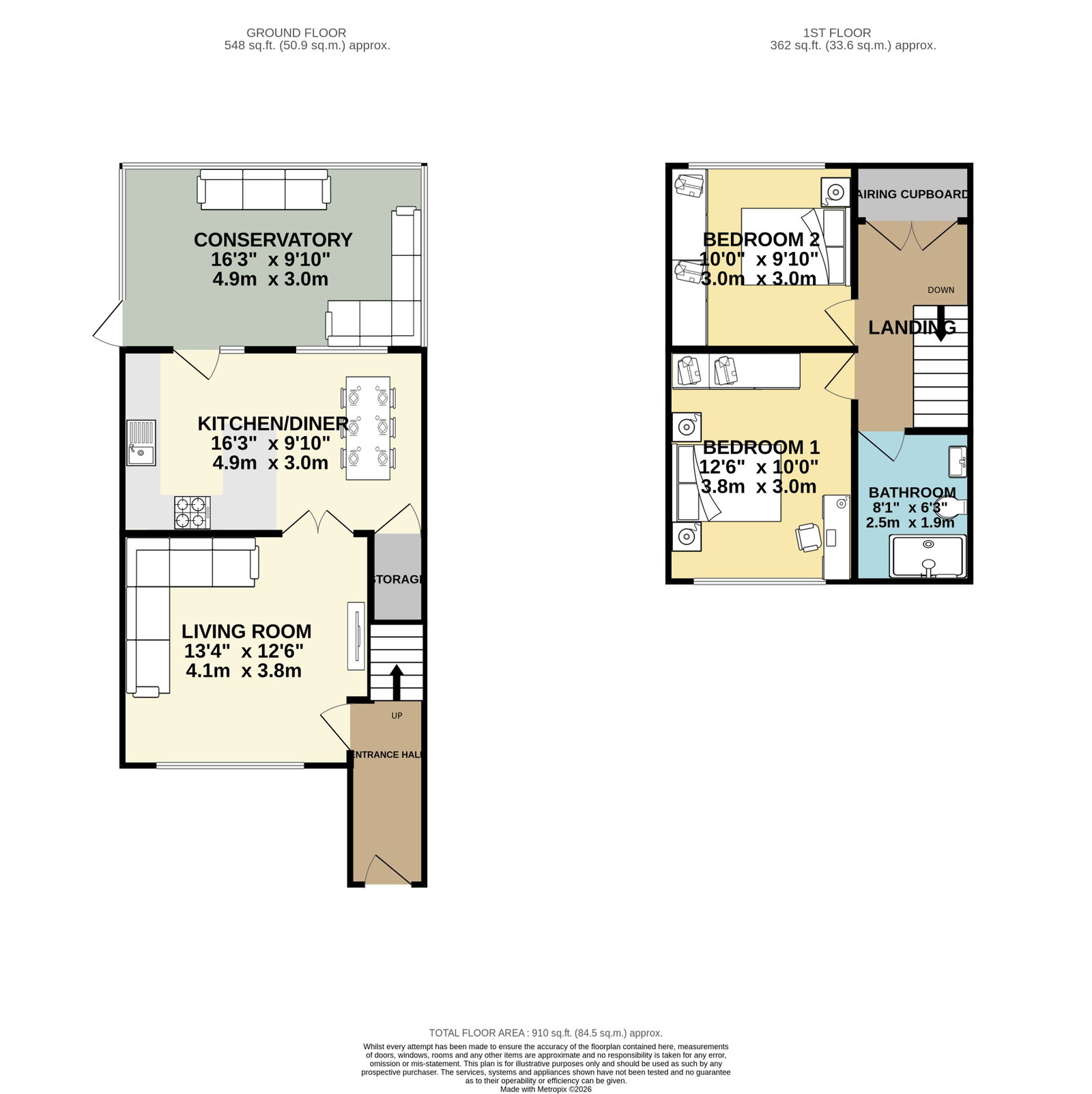 Maple Close, Stockport floorplan