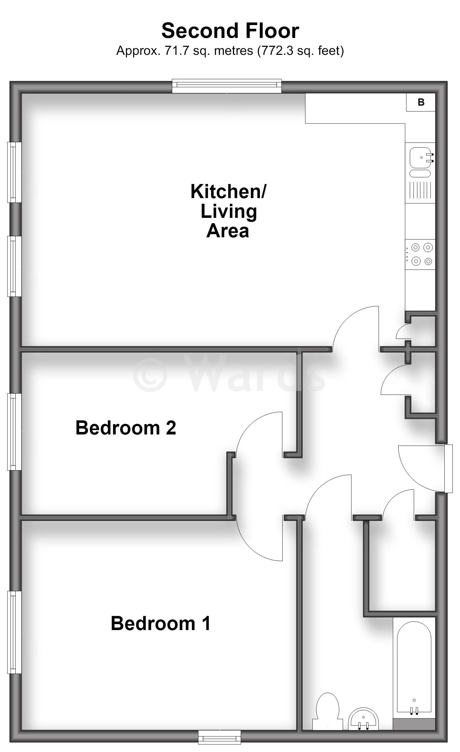 8, Lockyer Court, Chatham floorplan