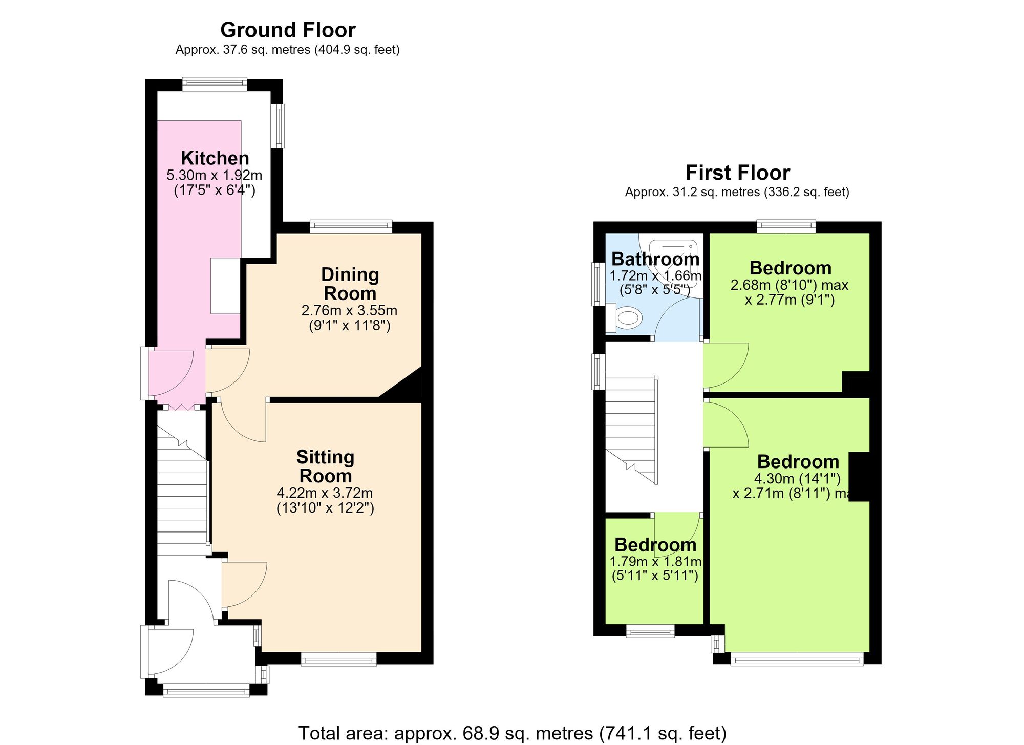 374 North Road, Manchester floorplan