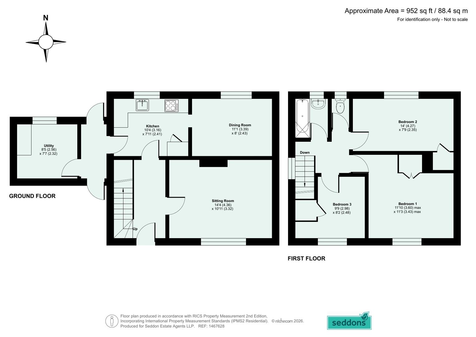 117, Lower Cotteylands, Tiverton floorplan