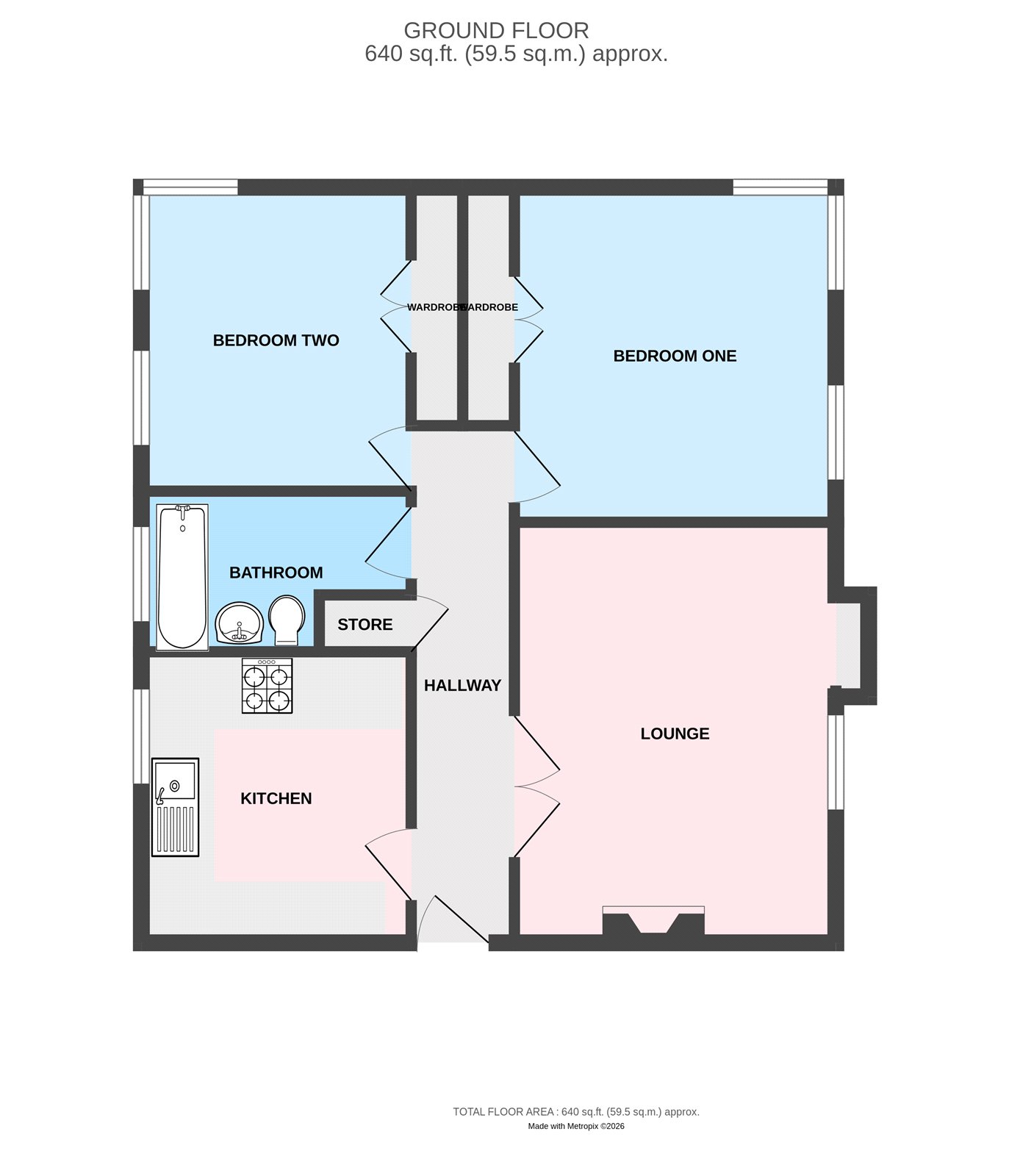 2, The Lindens, Wolverhampton floorplan