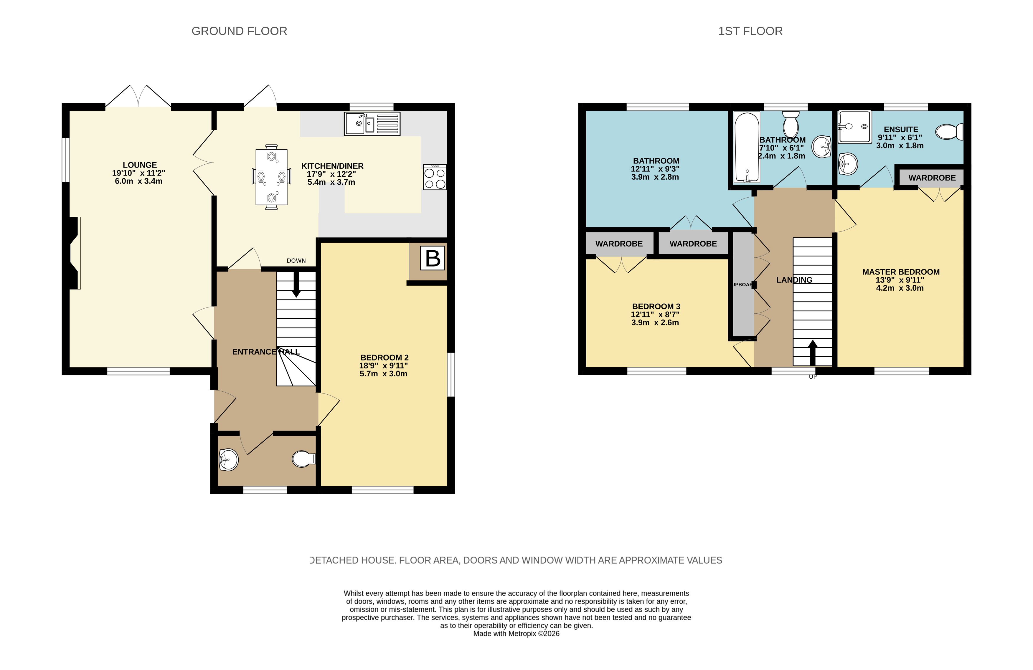 4 Kings Way, Lewdown, Okehampton floorplan