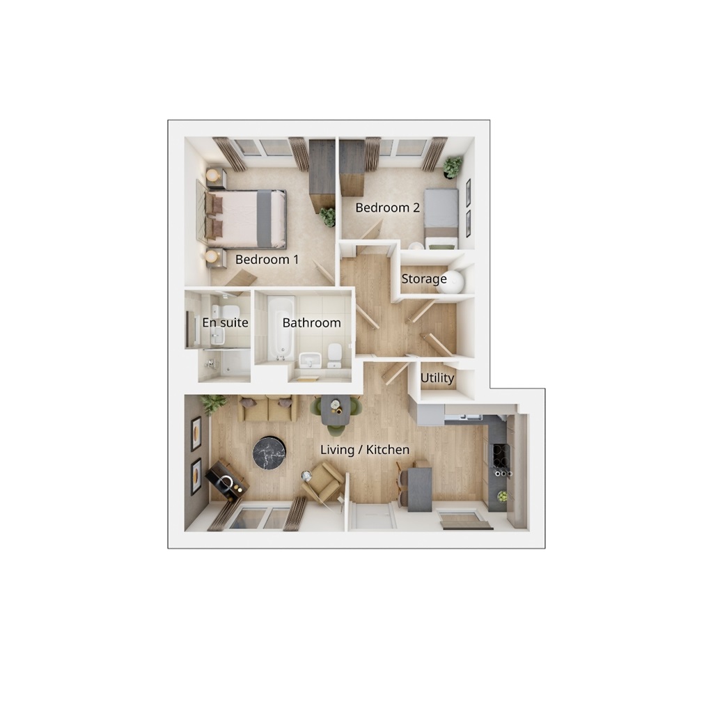 The Finholme - Plot 78, Seaham Garden Village Phase 2, Cold Hesledon, Seaham, County Durham floorplan