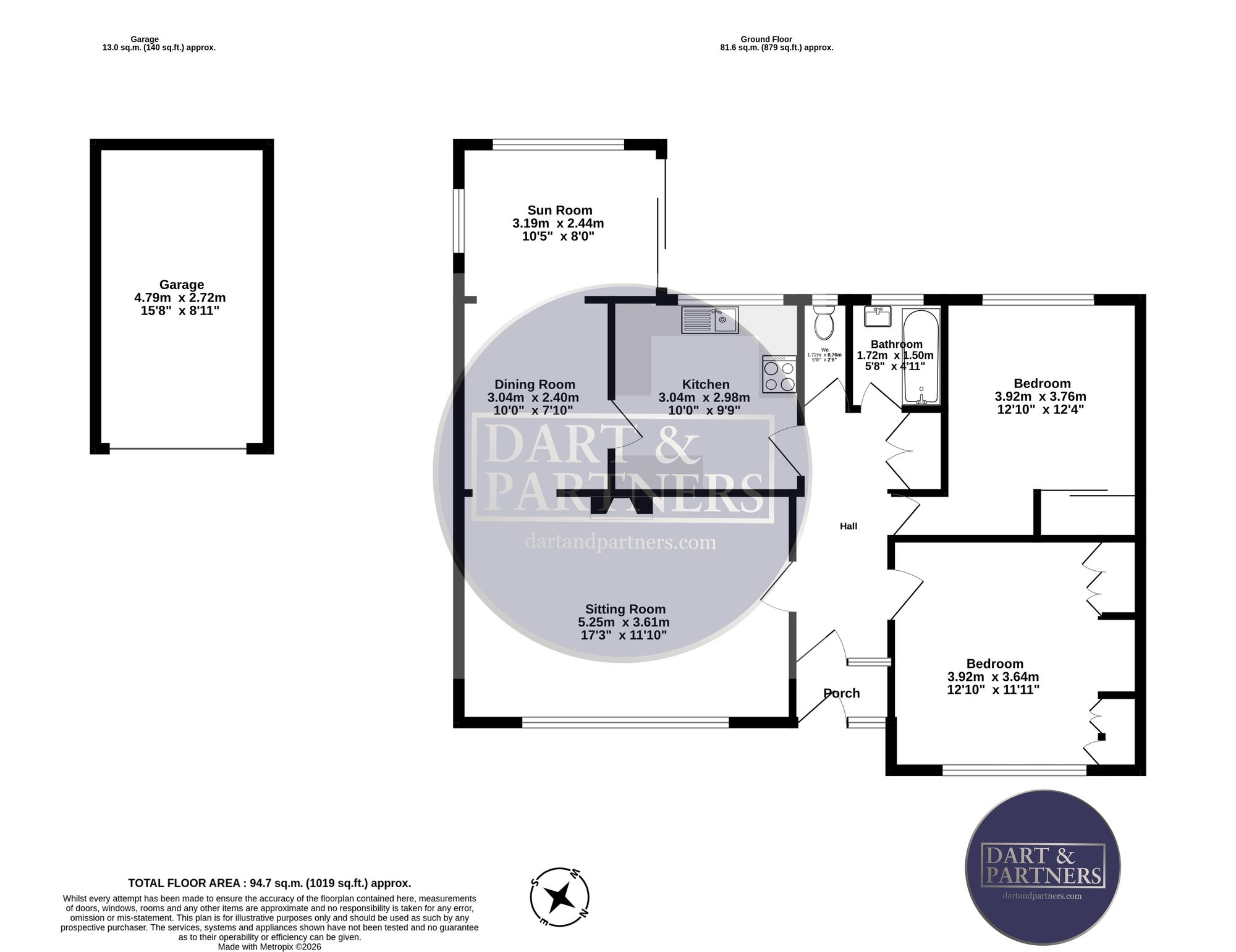 31 Grange Park, Teignmouth floorplan