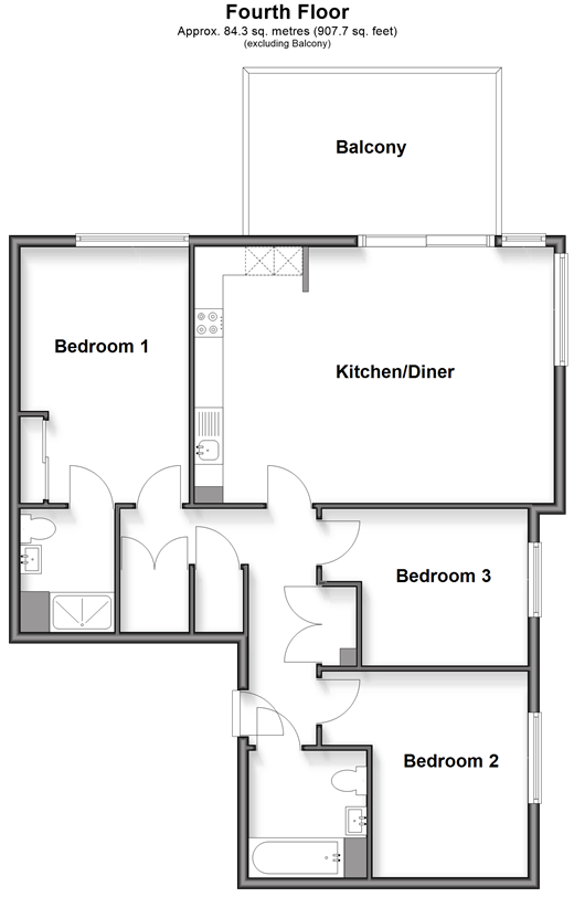 Regal Walk, Bexleyheath floorplan