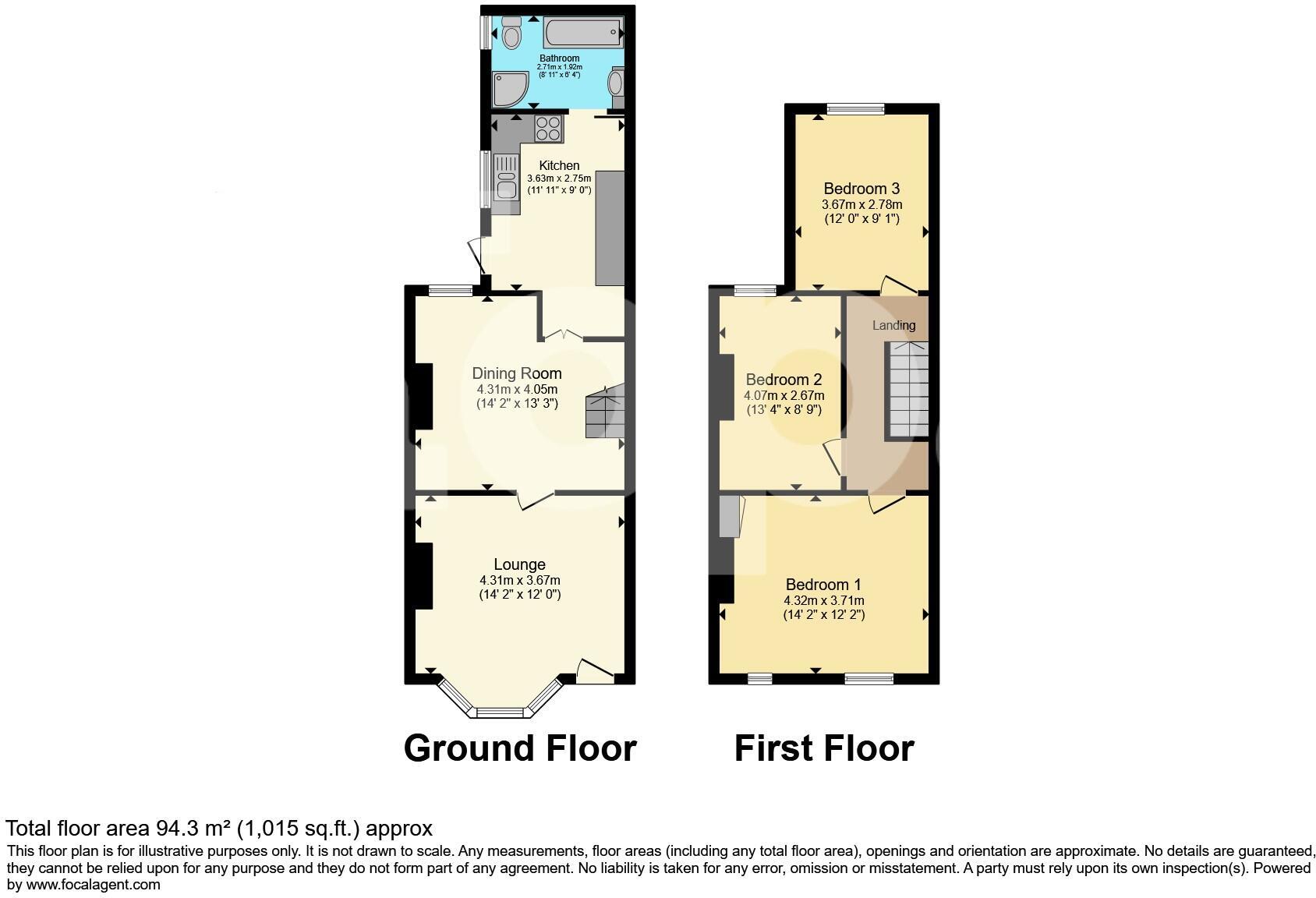 16, South Road, Erith floorplan