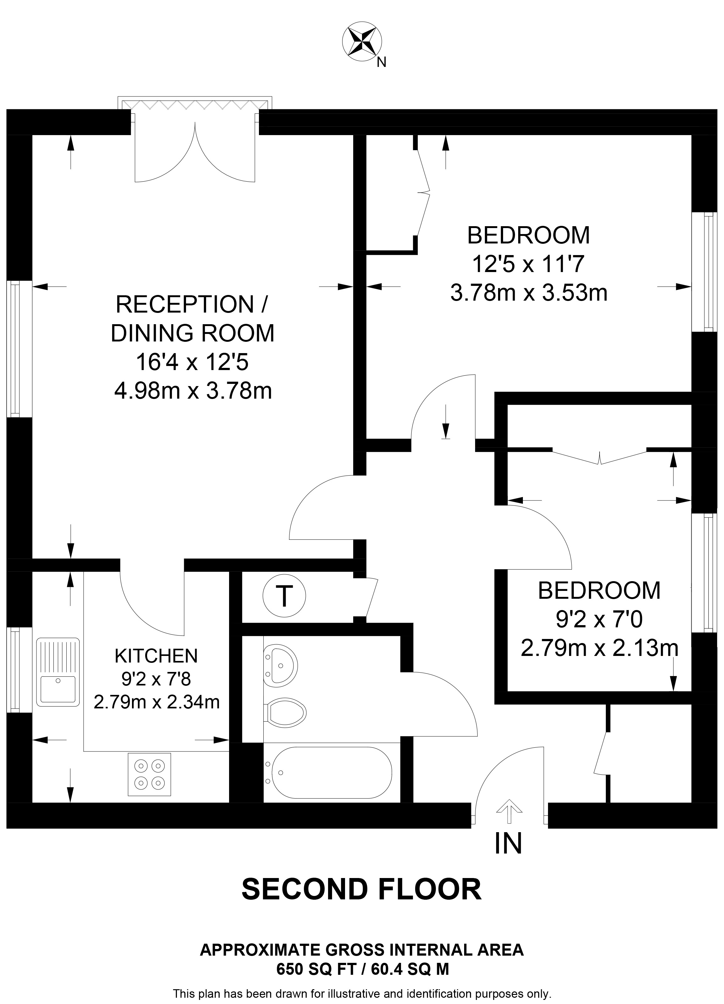 58, Abbotsmead Place, Caversham, Reading floorplan