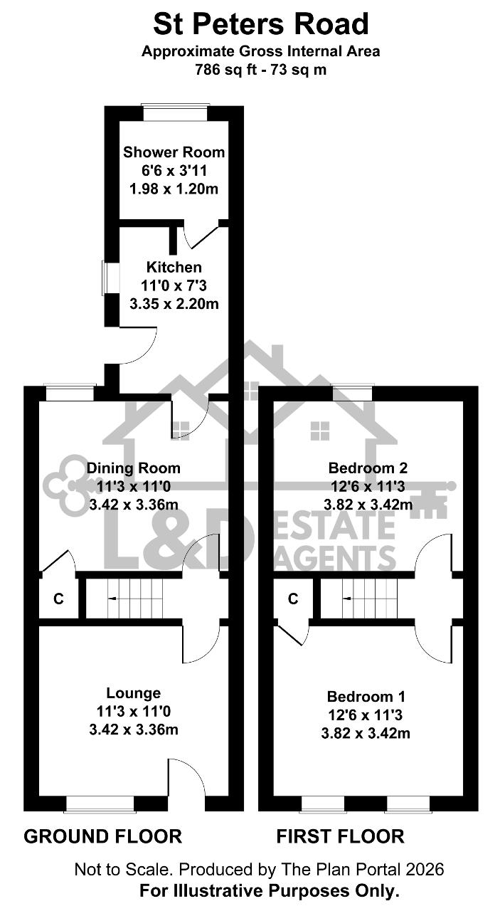 24, St Peters Road, Luton floorplan