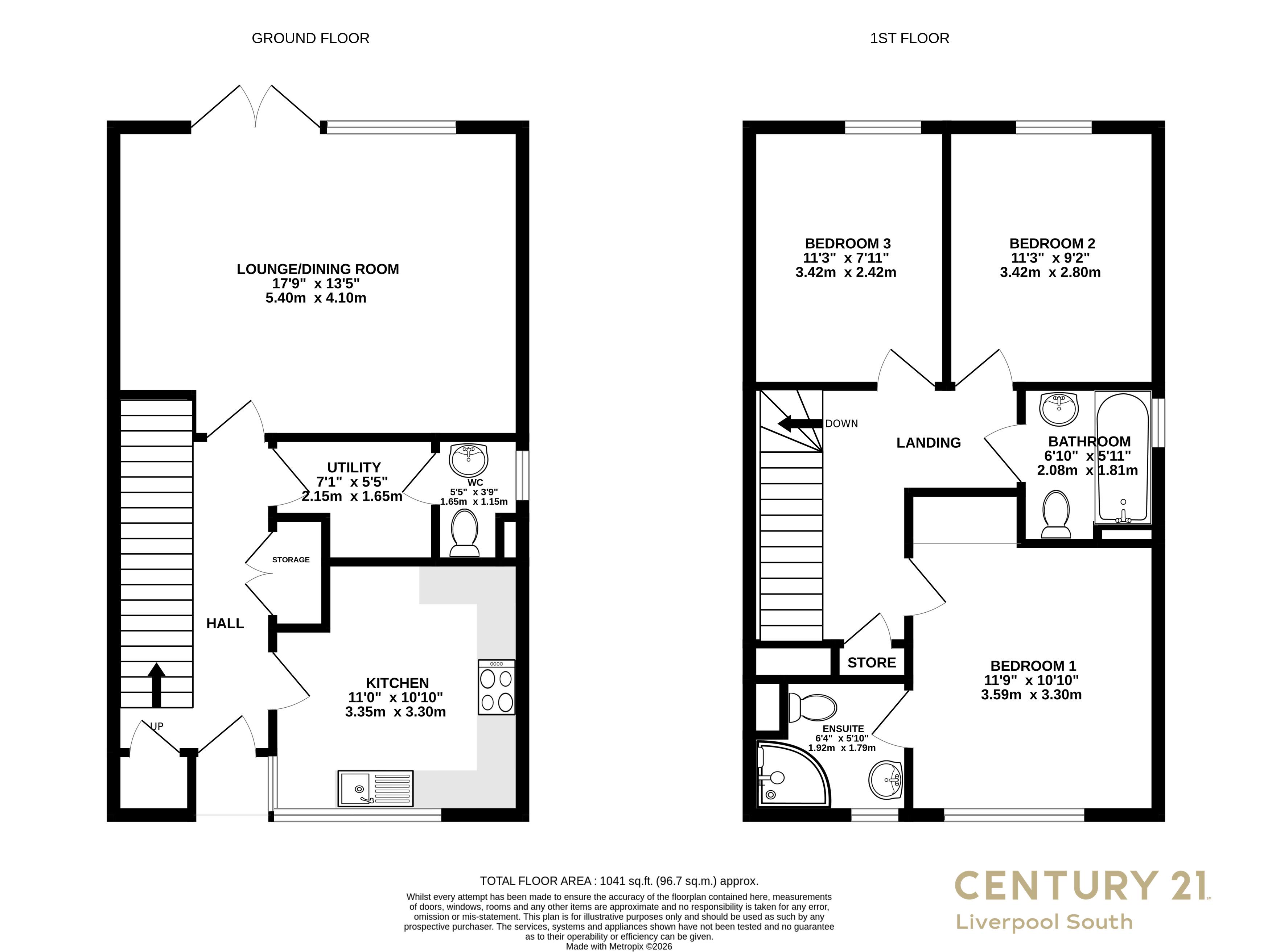 11, Reigate Close, Liverpool floorplan