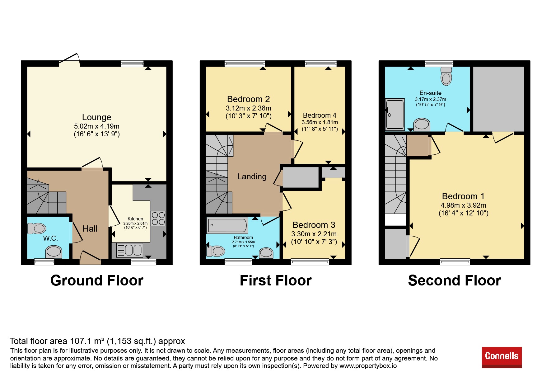 14, Mike Oborski Close, Kidderminster floorplan