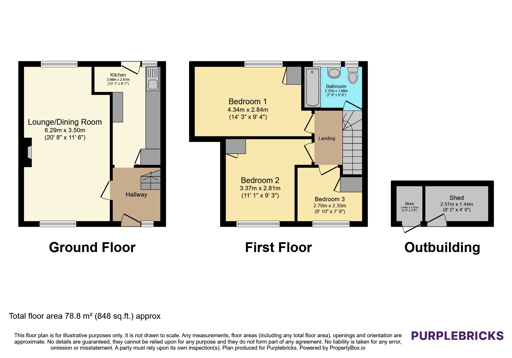 47, Julian Road, Leicester floorplan