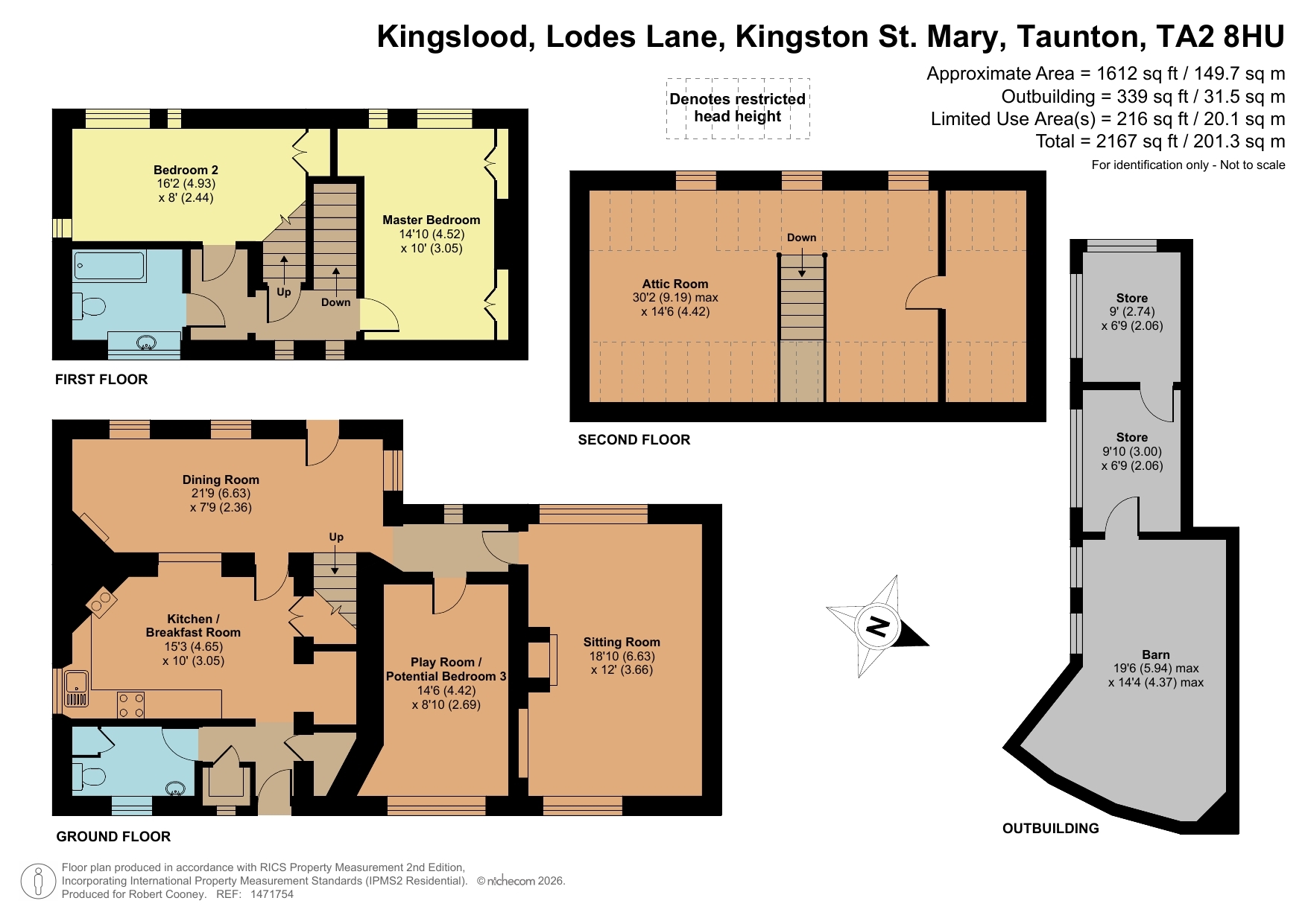 Kingslood, Taunton floorplan