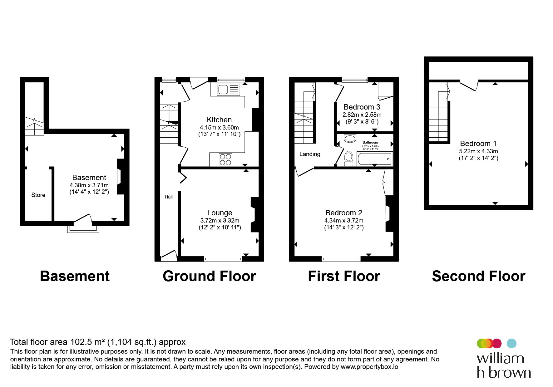 4, Stannally Street, Todmorden floorplan