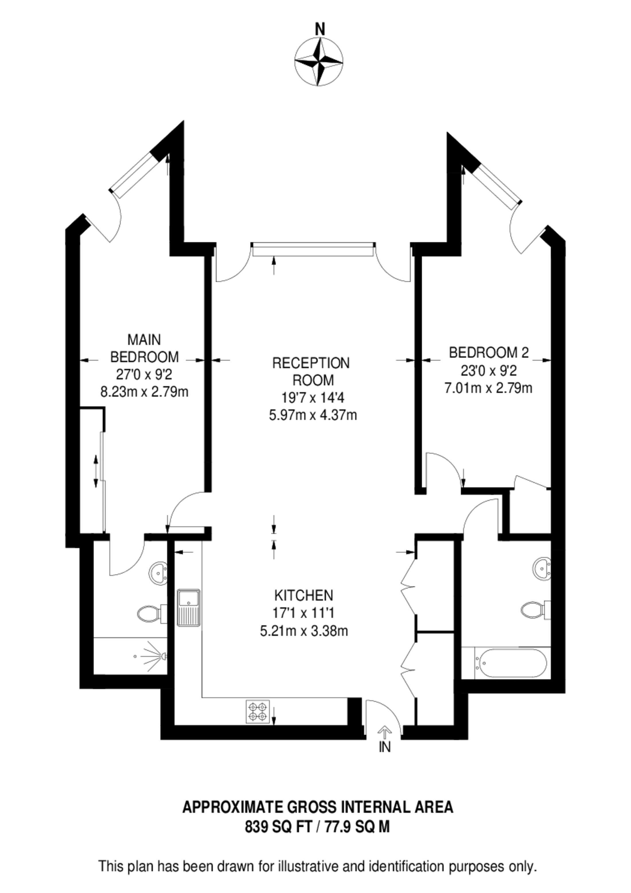 Walworth Road, Elephant and Castle floorplan