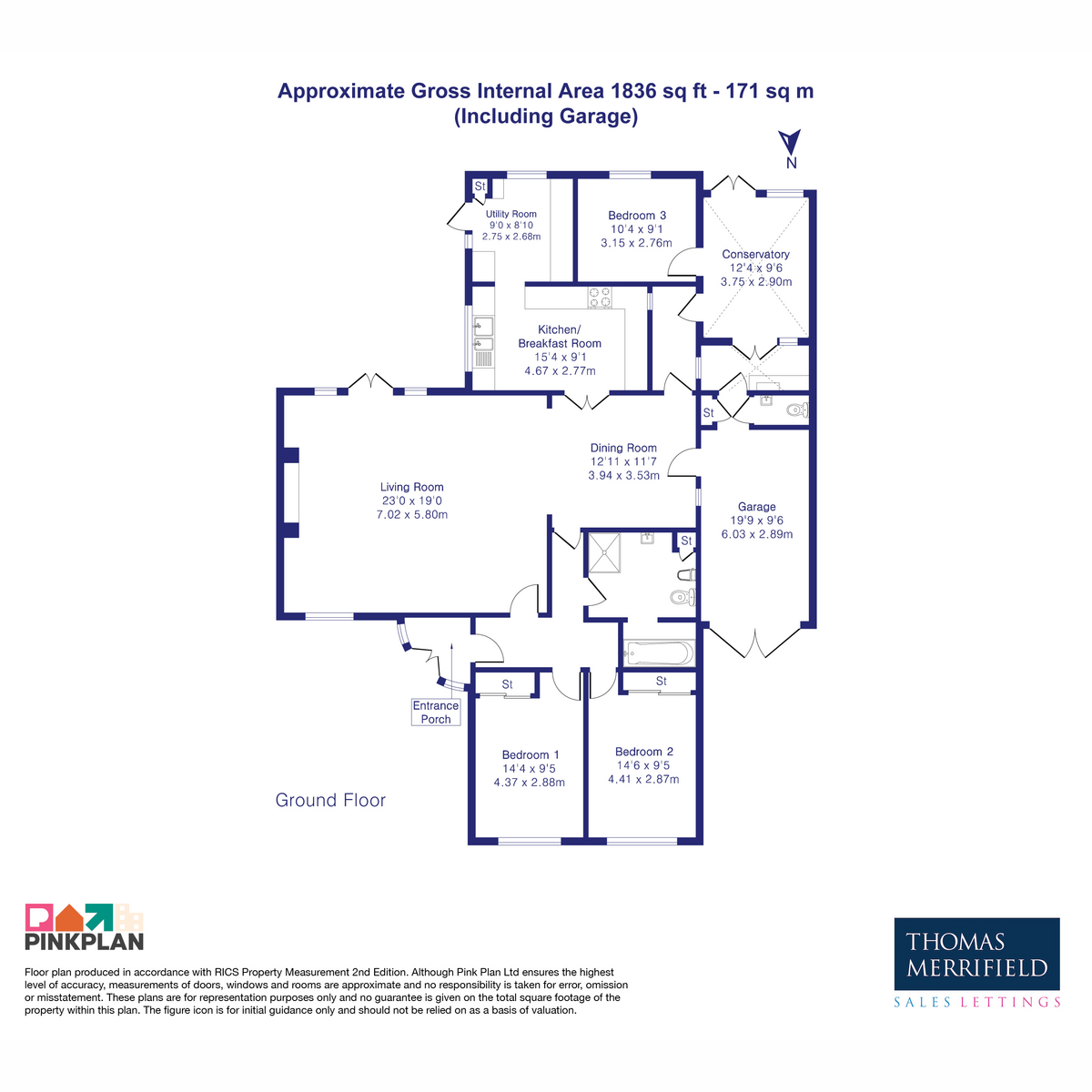 34, Sugworth Lane, Radley floorplan