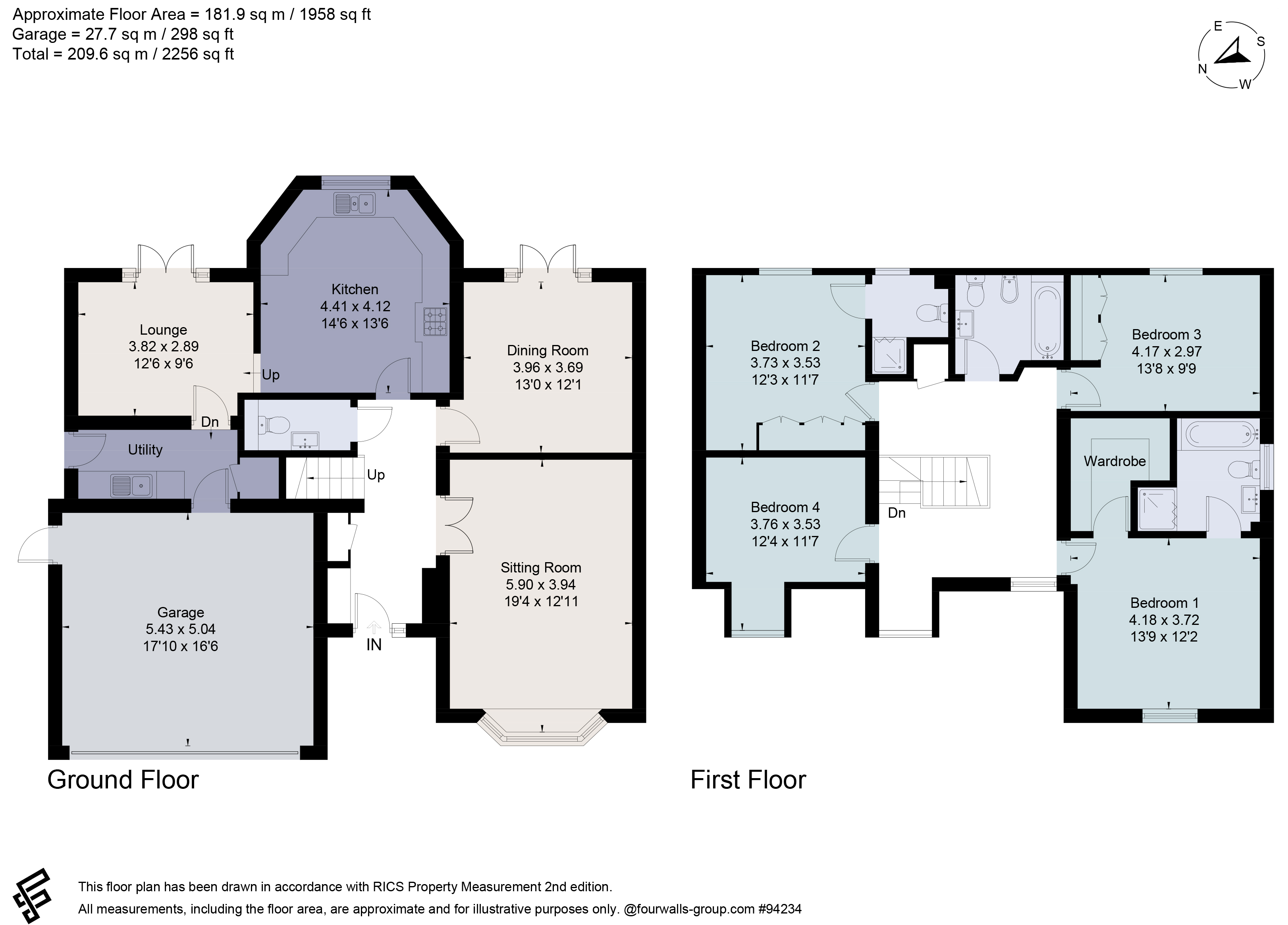 29, Rean Meadow, Chester floorplan