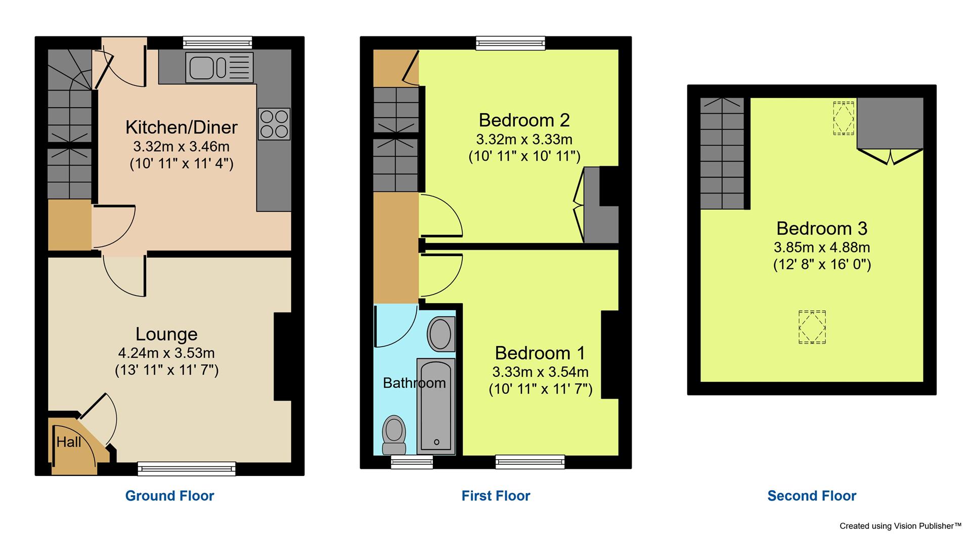 6, Cragg Terrace, Bradford floorplan