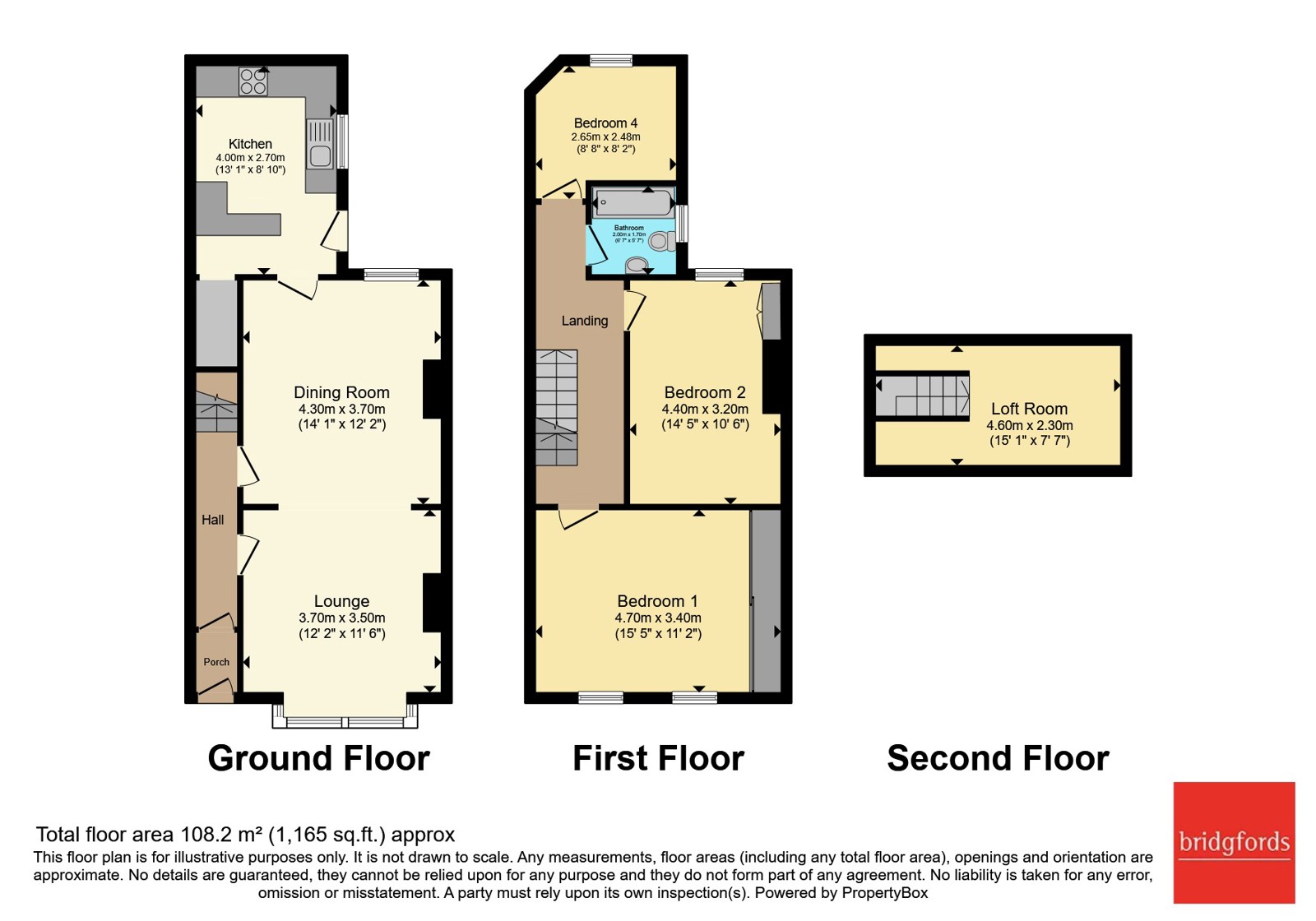 44, Regent Road, Lancashire floorplan