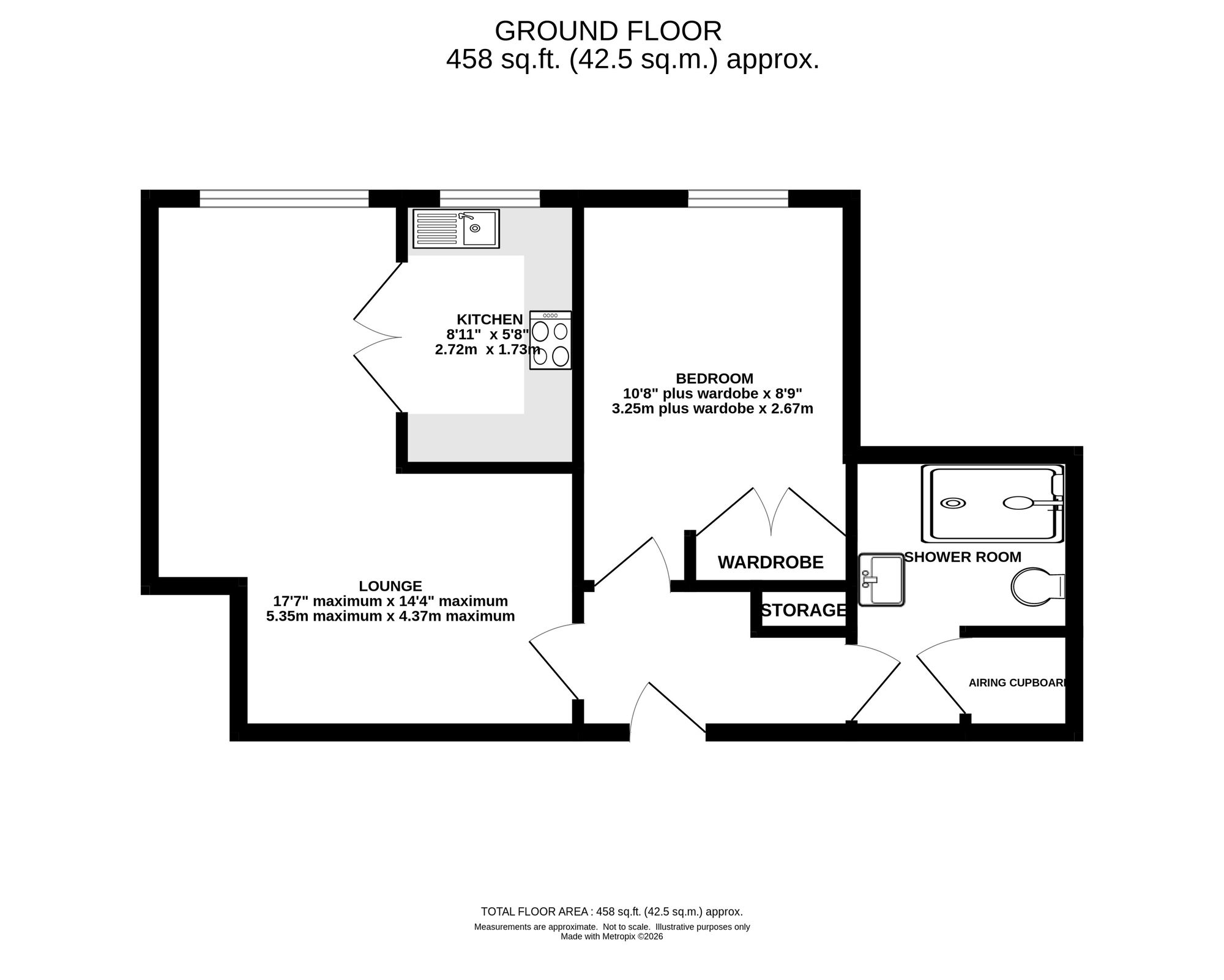 57 Lovell Court Parkway, Crewe floorplan